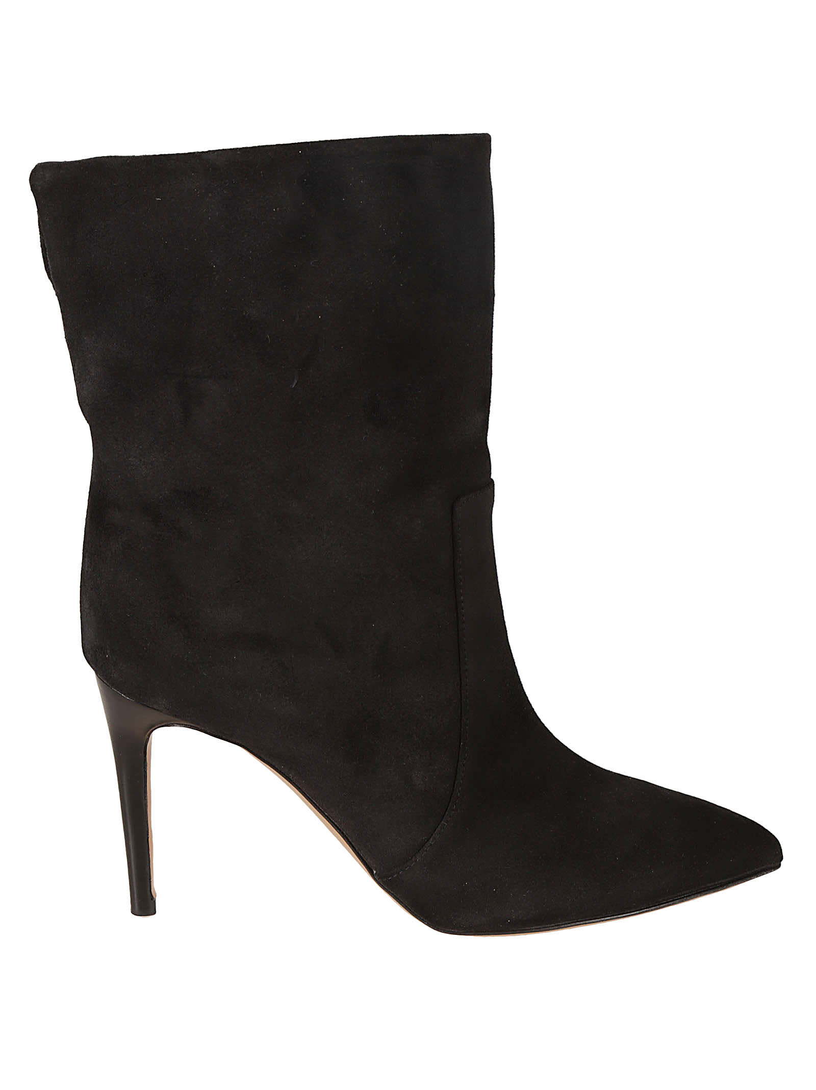 Paris Texas 85mm Pointed-toe Suede Boots In Black