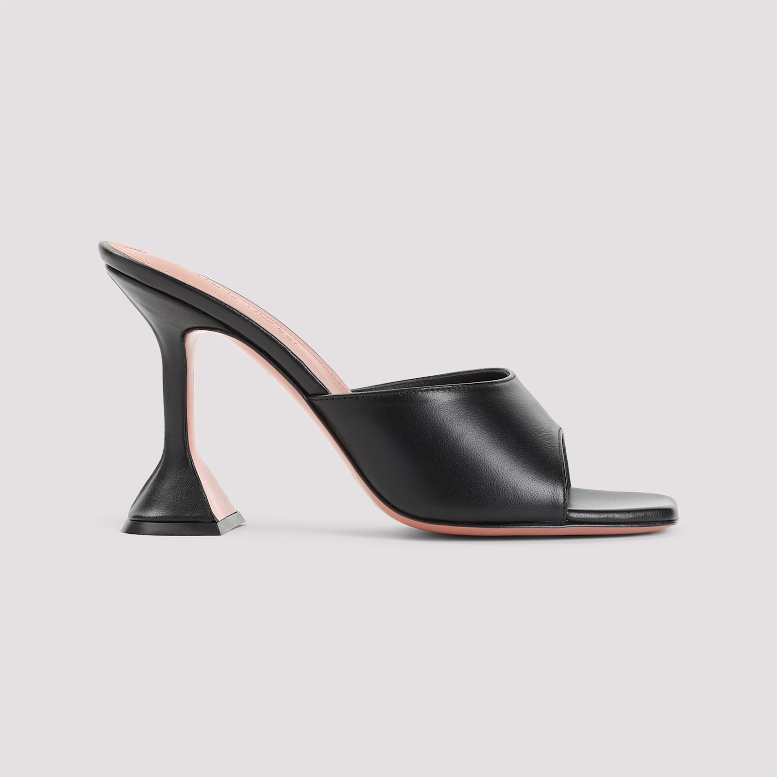 Shop Amina Muaddi Lupita Slipper In Black