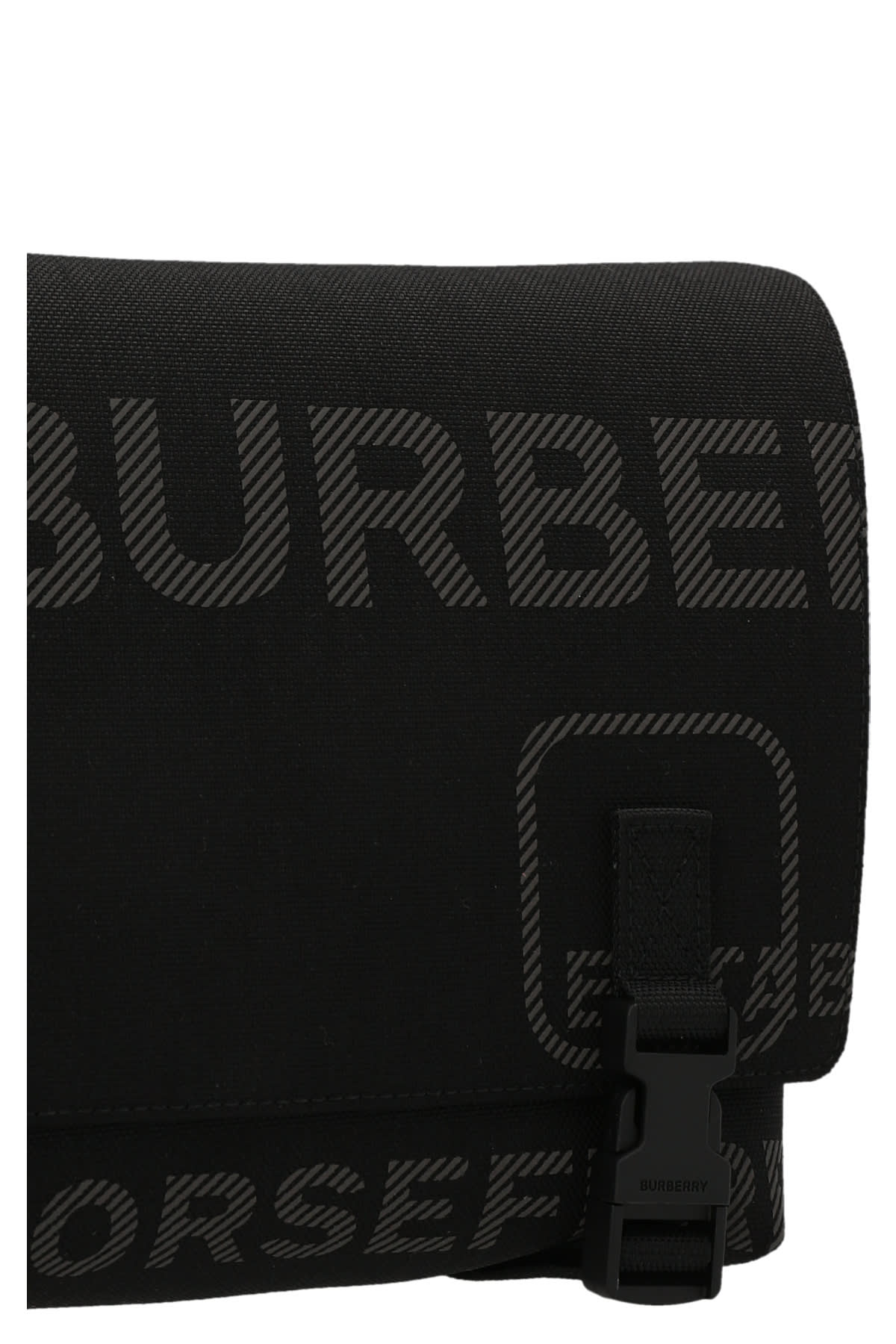 Burberry Messenger Lock Leather Cross Body Bag