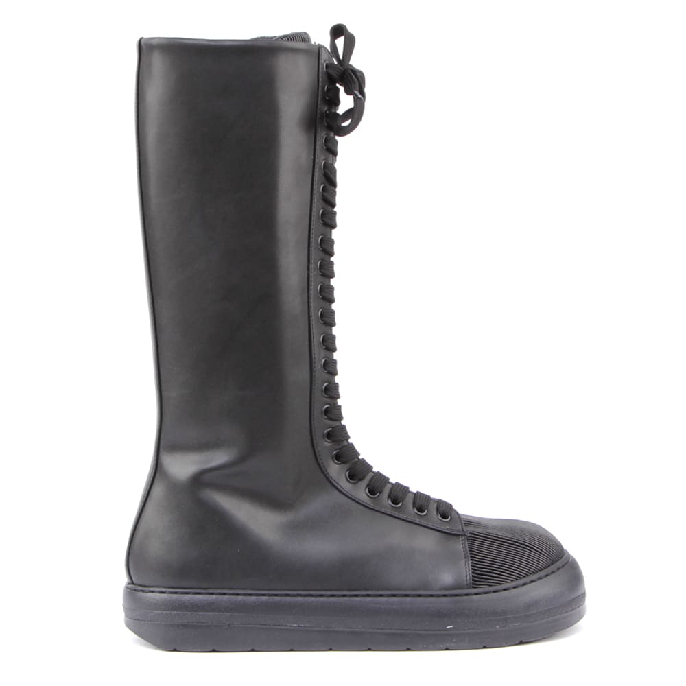 Sunnei Black Dreamy Boots In Leather