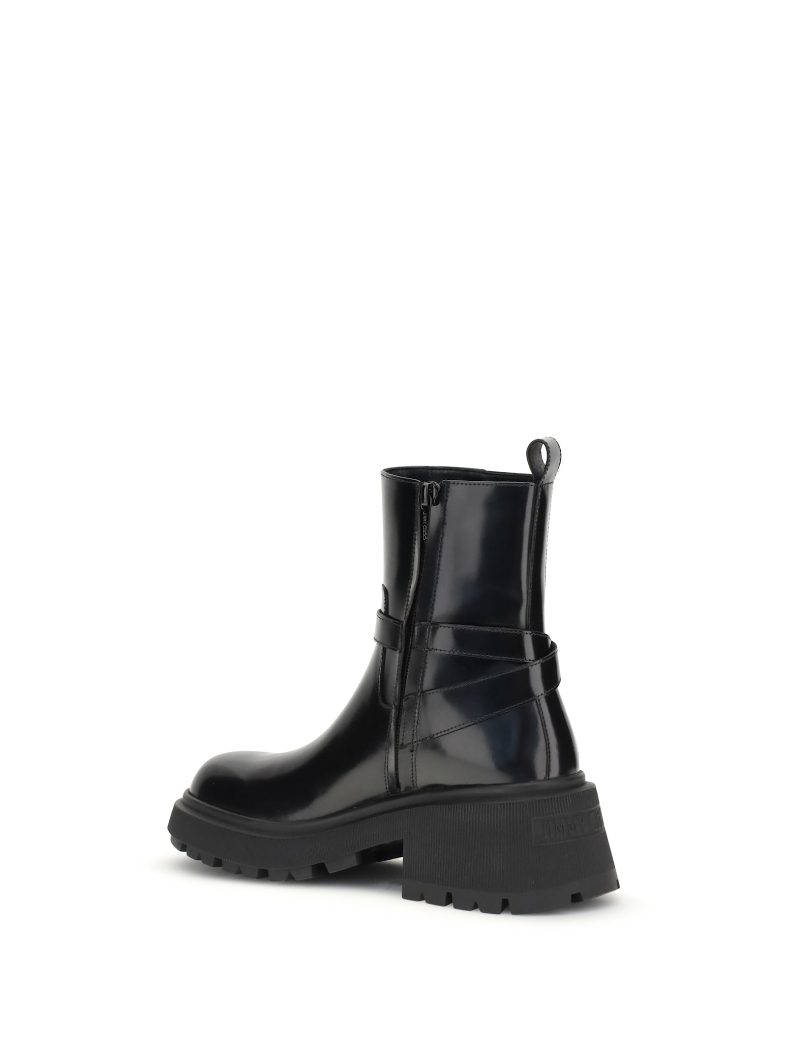 Jimmy Choo Women Patent-leather Conny Ankle Boots In Black