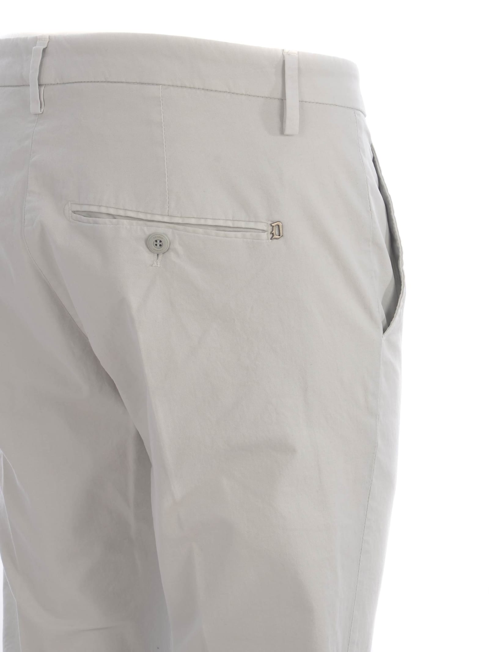 Shop Dondup Trousers  Gaubert Slim In Cotton In Mastice