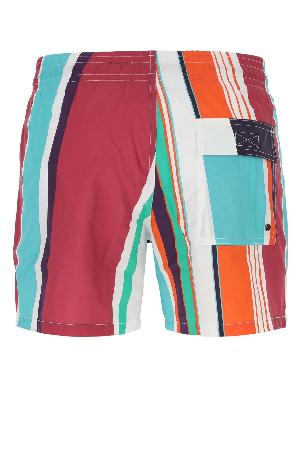 Shop Etro Printed Nylon Swimming Shorts