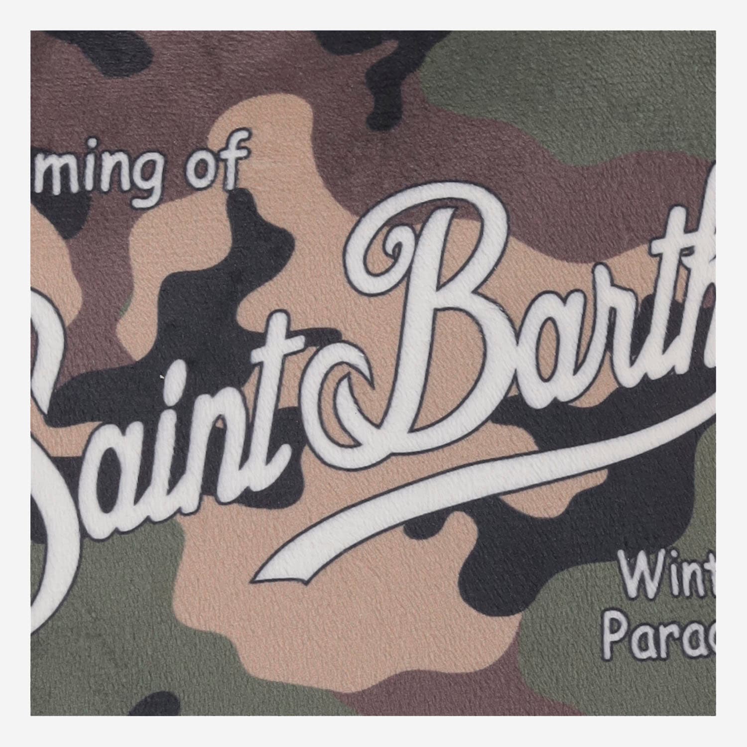 Mc2 Saint Barth Aline Clutch Bag With Logo In Multi