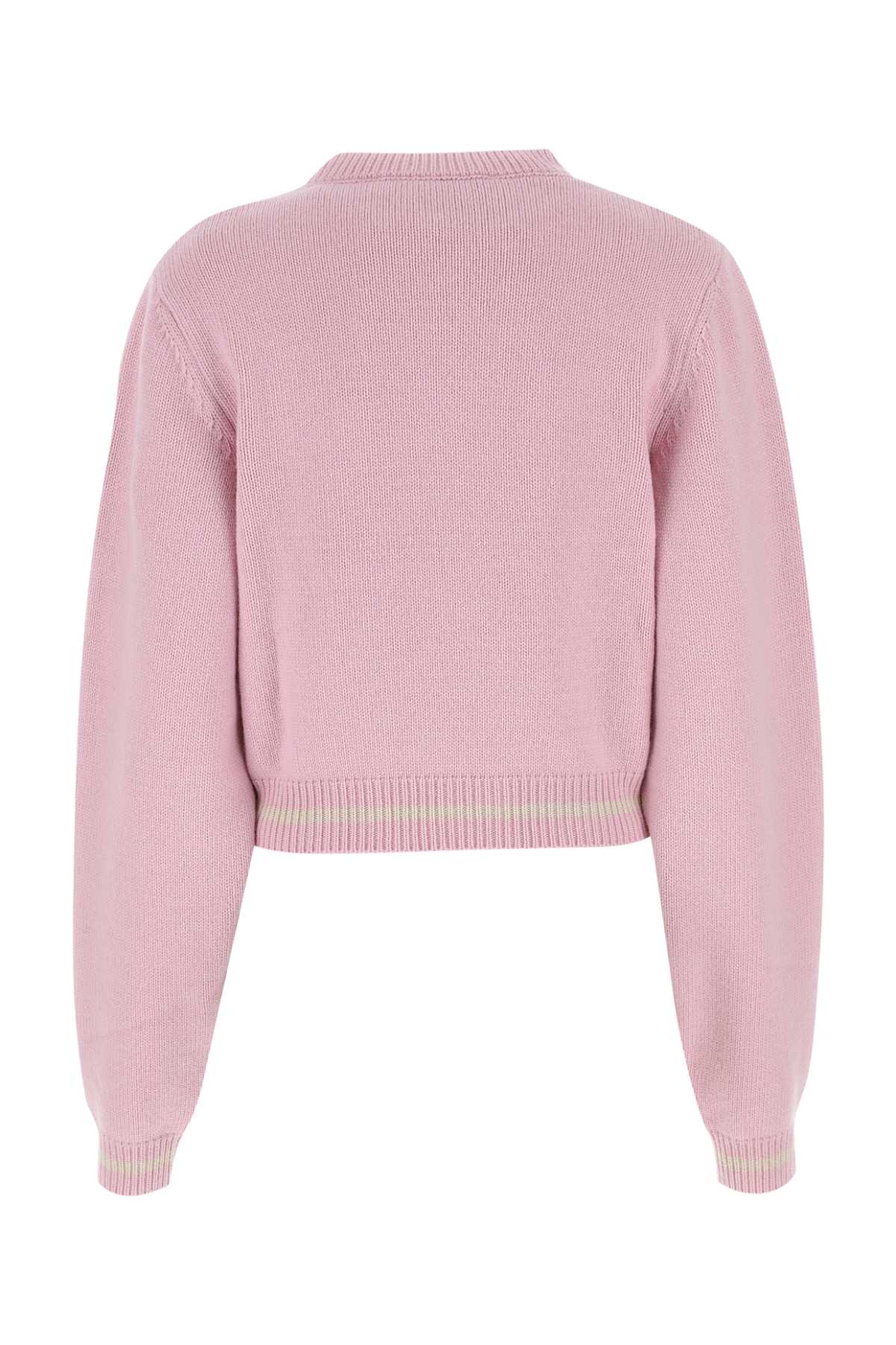 Marni Pink Wool Sweater In 00c18