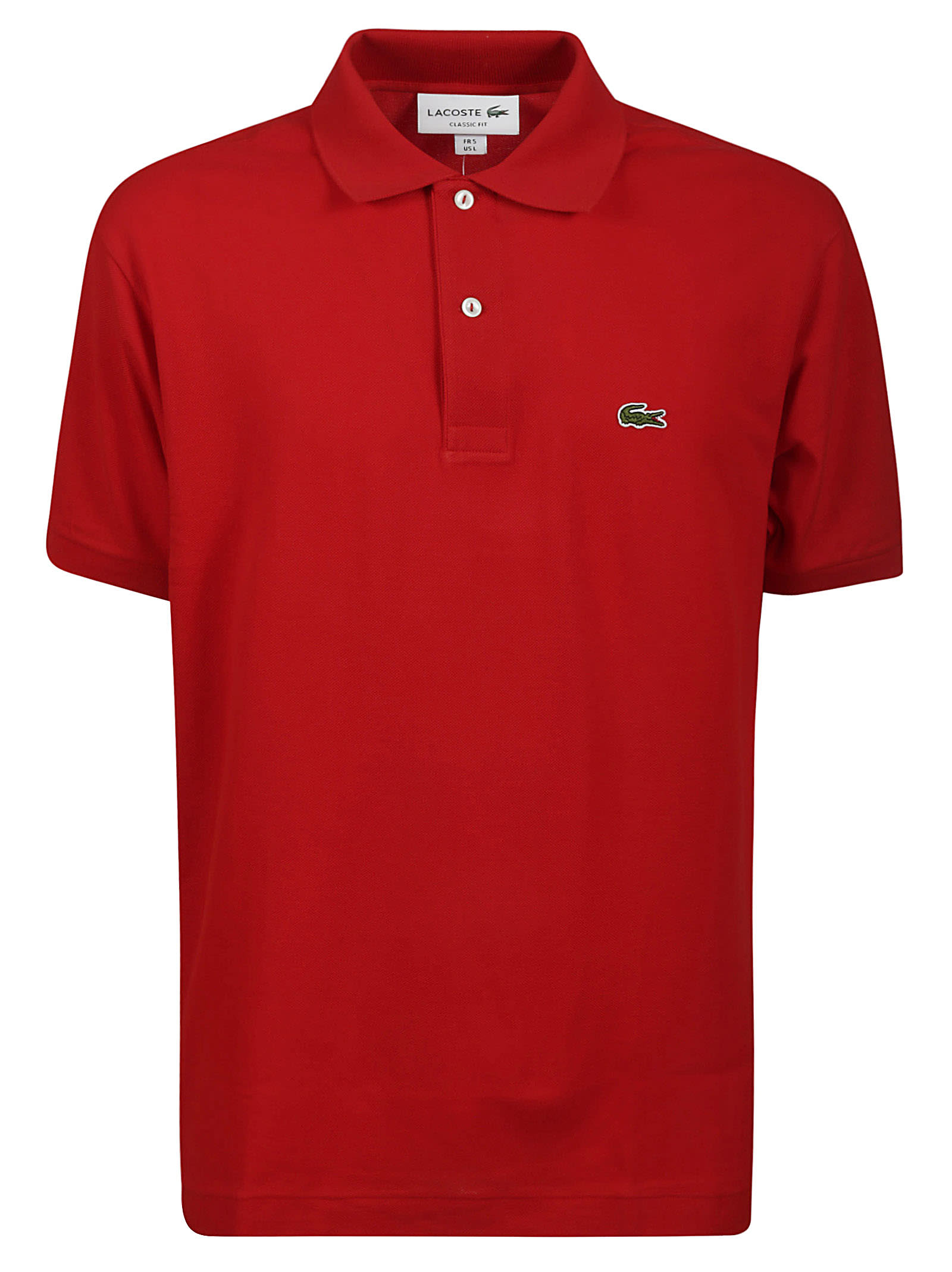 Shop Lacoste Polo Ss In Red