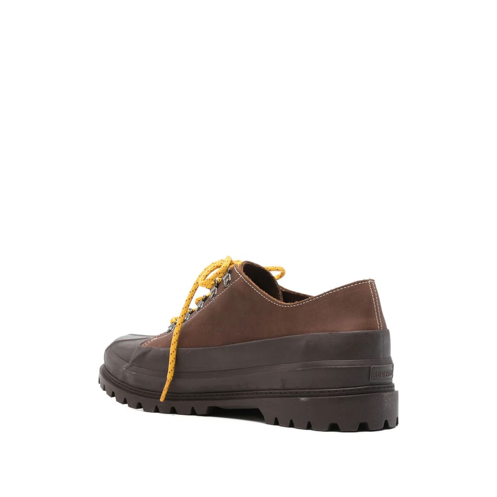 Superga 3345 Alpina Crazy Horse Lace-up Ankle Boots In Brown