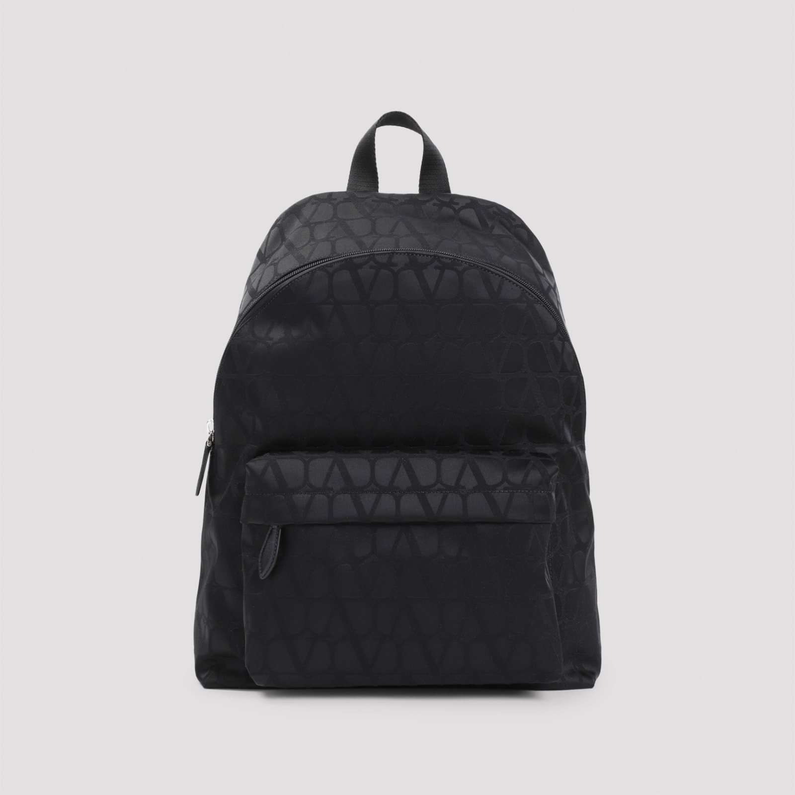 Shop Valentino Polyester Backpack In No Nero