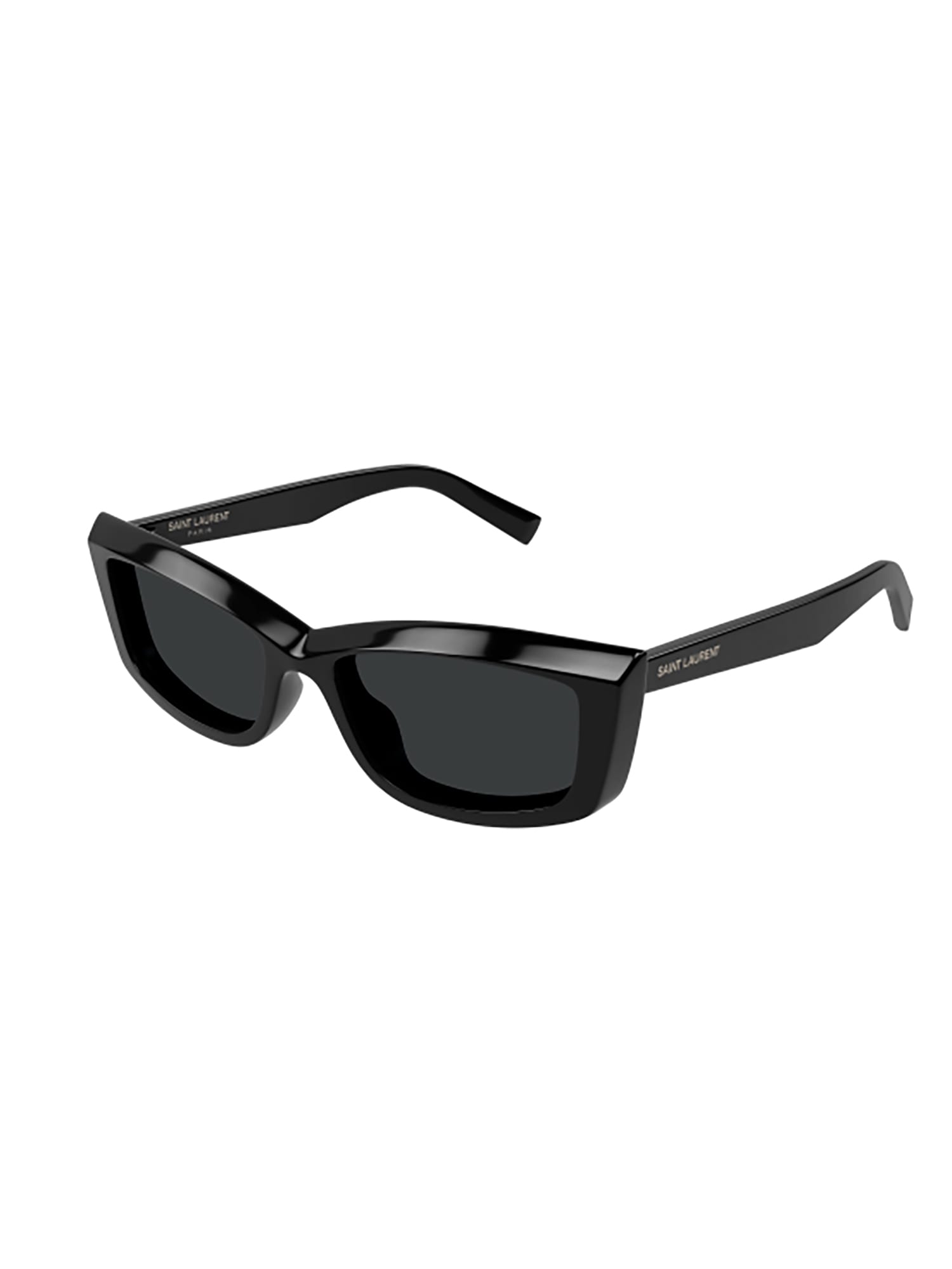 Shop Saint Laurent Sl 658 Sunglasses In Black Black Black