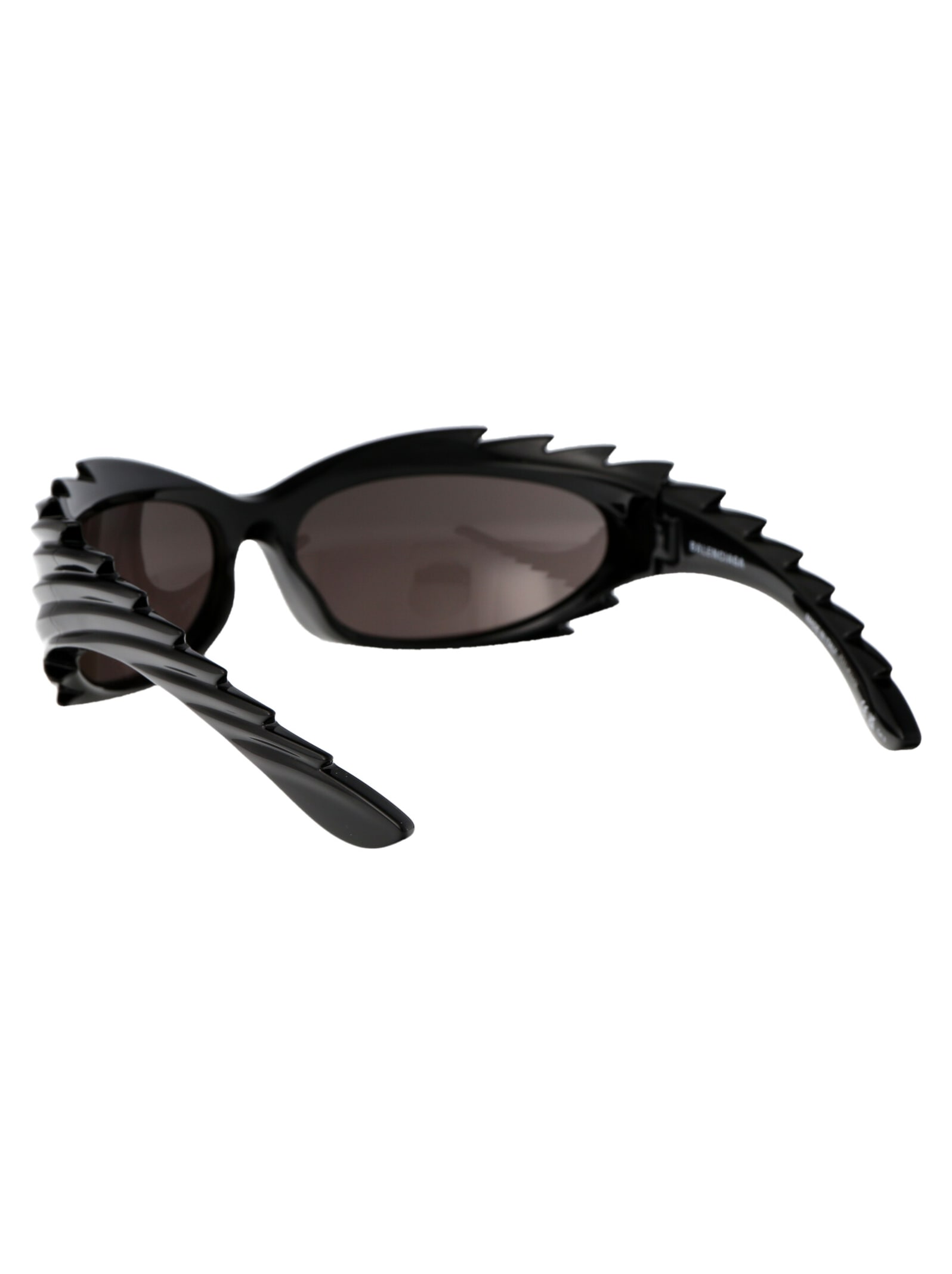 Shop Balenciaga Bb0255s Sunglasses In 001 Black Black Grey