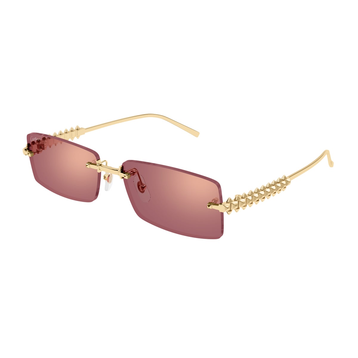 Cartier Ct0604s Clash De Sunglasses In Gold