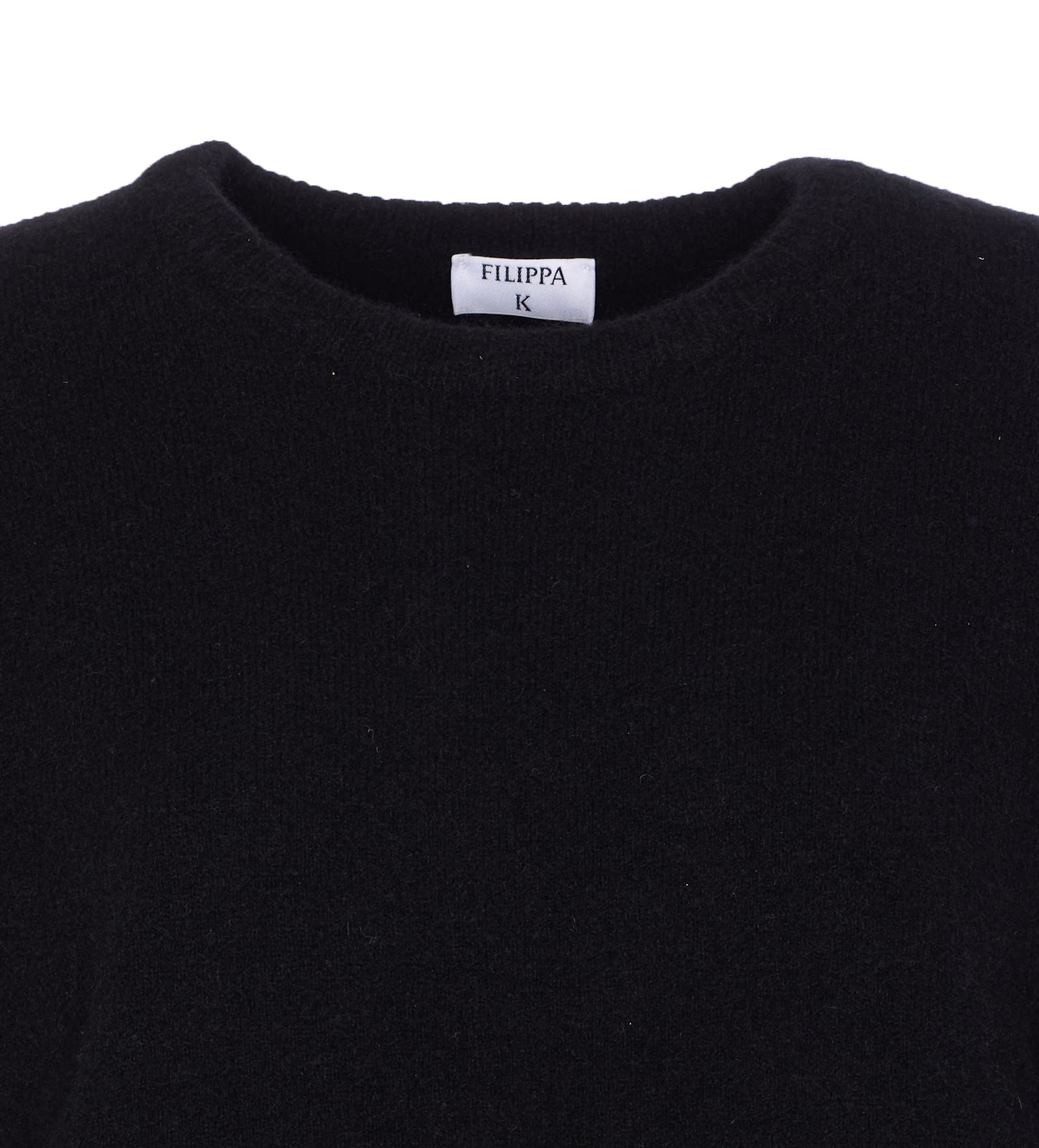 Filippa K Soft Texture Crewneck Short Sleeve Top In Black