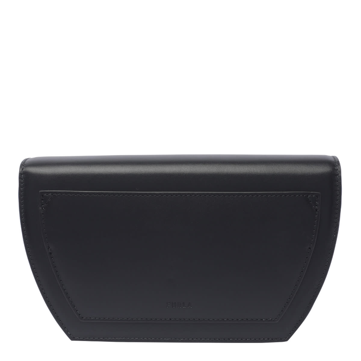 Shop Furla Mini Sfera Crossbody Bag In Black