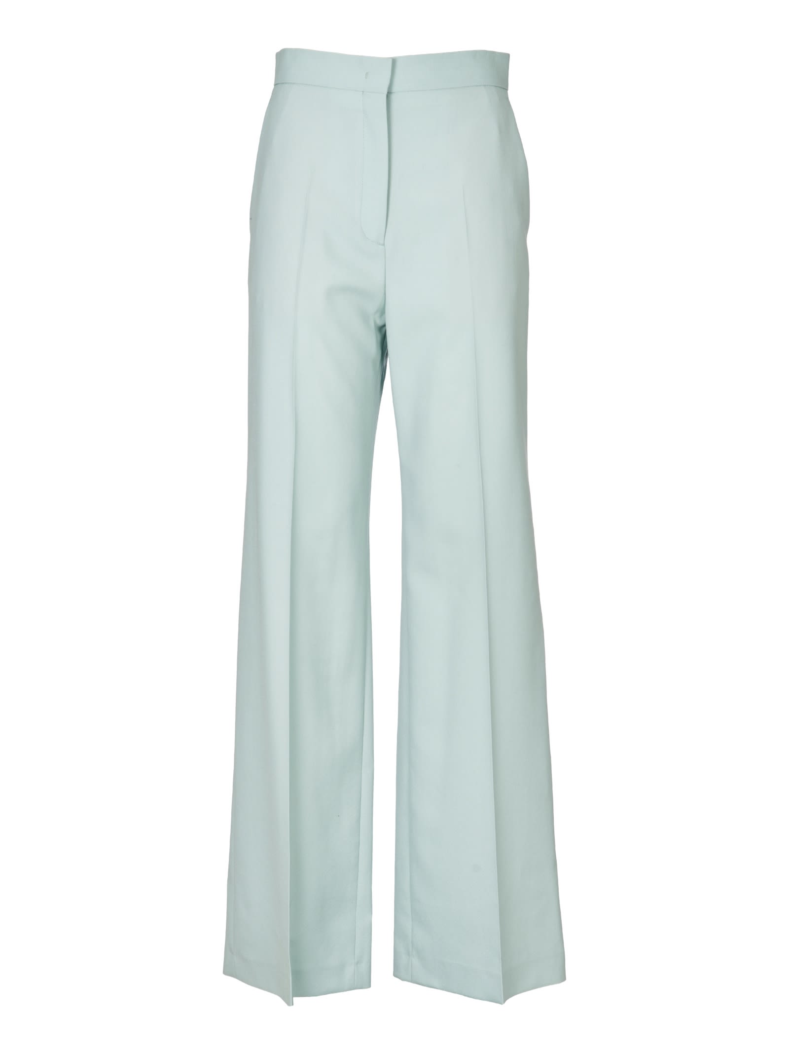 Shop Paul Smith Trousers In Water Green