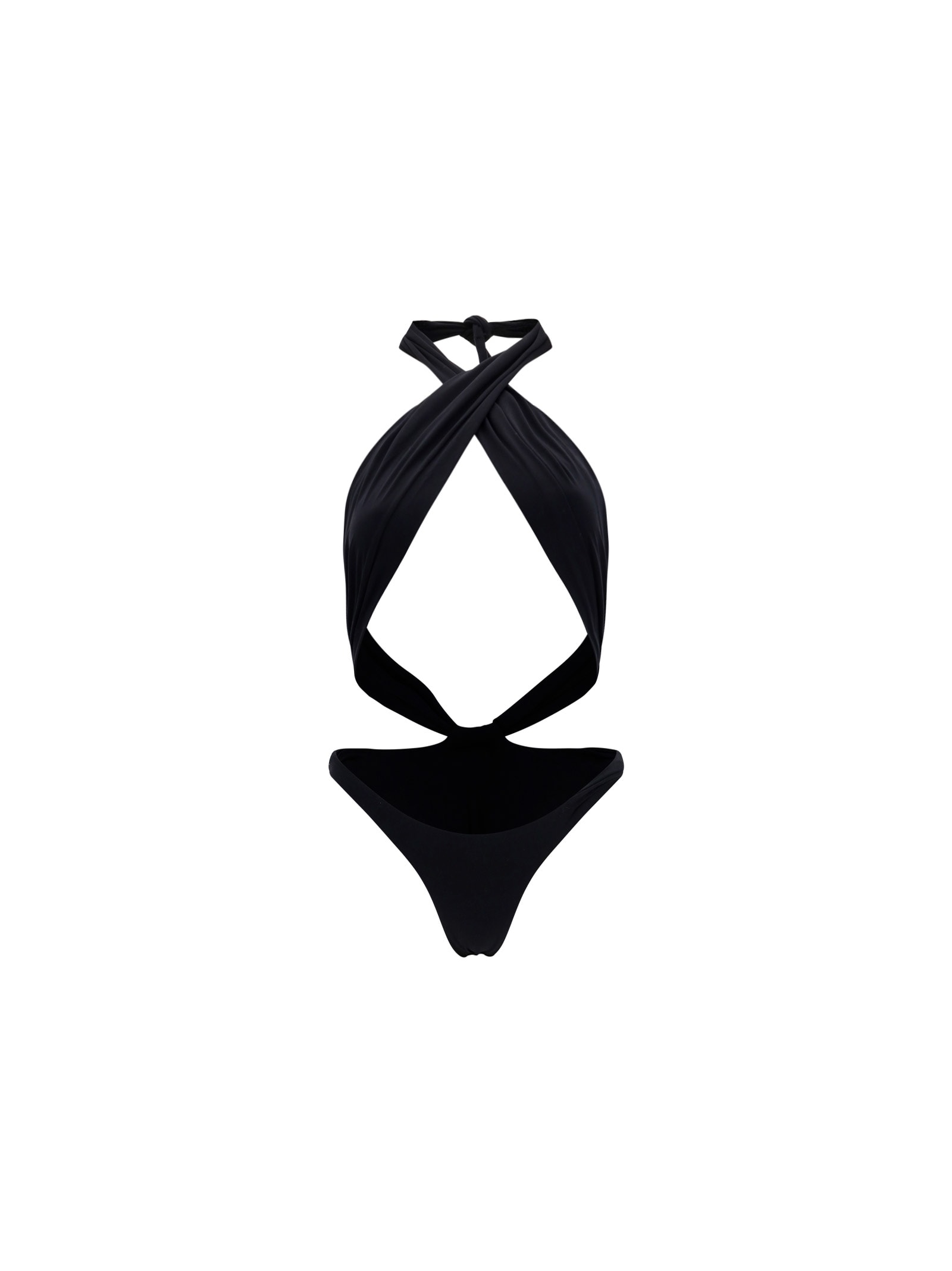 Reina Olga Showpony One Piece Swimsuit In Nero