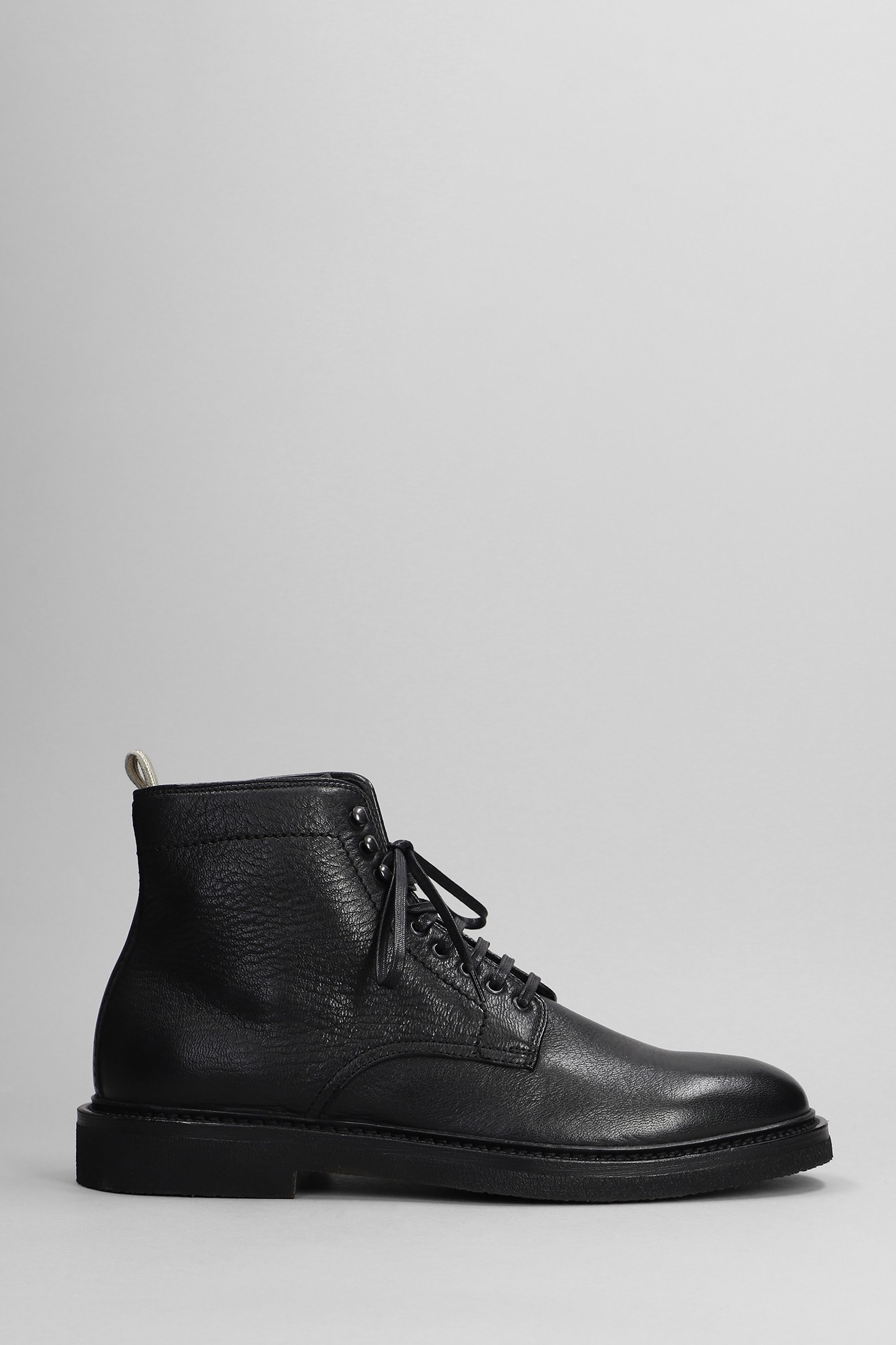 Hopkins Flexi 203 Ankle Boots In Black Leather
