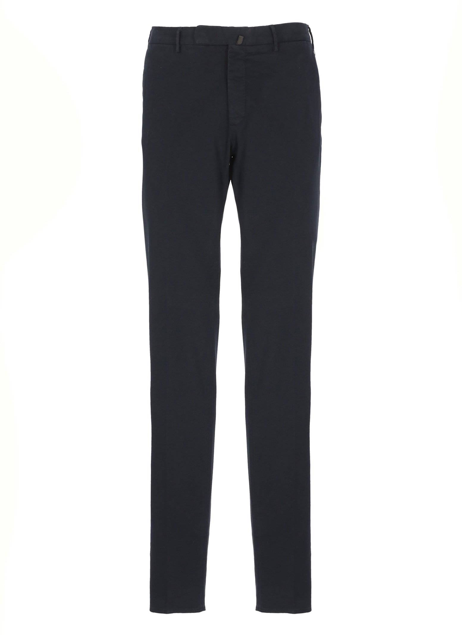 Incotex Venezia 1951 Slim-fit Cotton-blend Poplin Trousers In Blue
