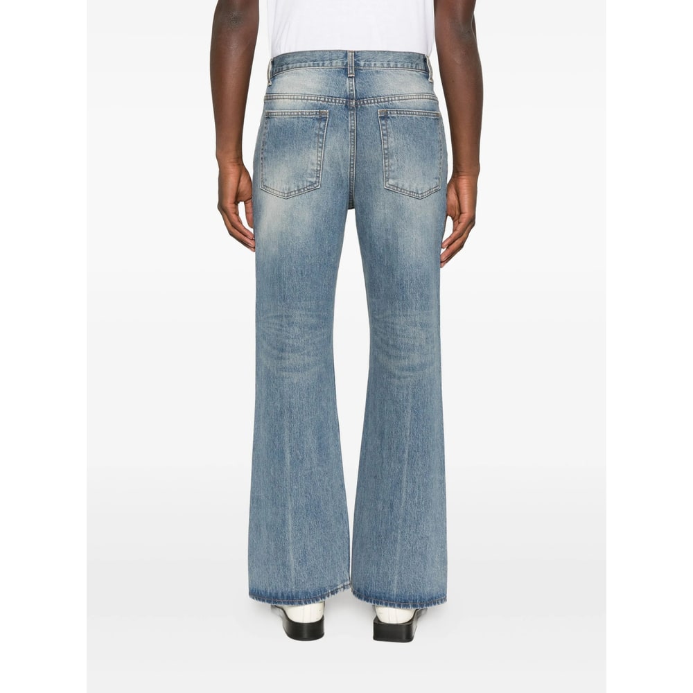 Tonywack Wide-leg Jeans In Blue