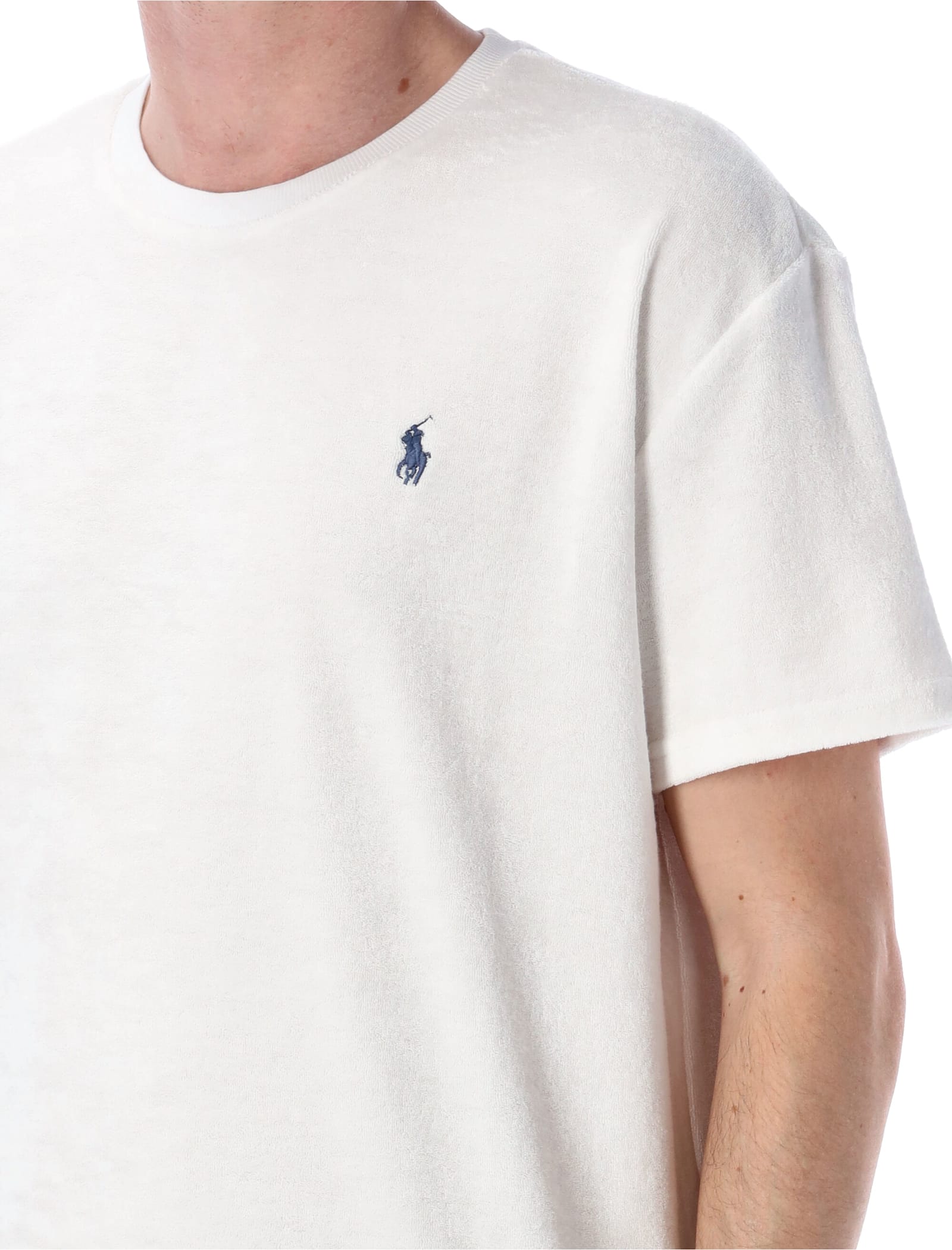 Polo Ralph Lauren Terry Classic T-shirt In White
