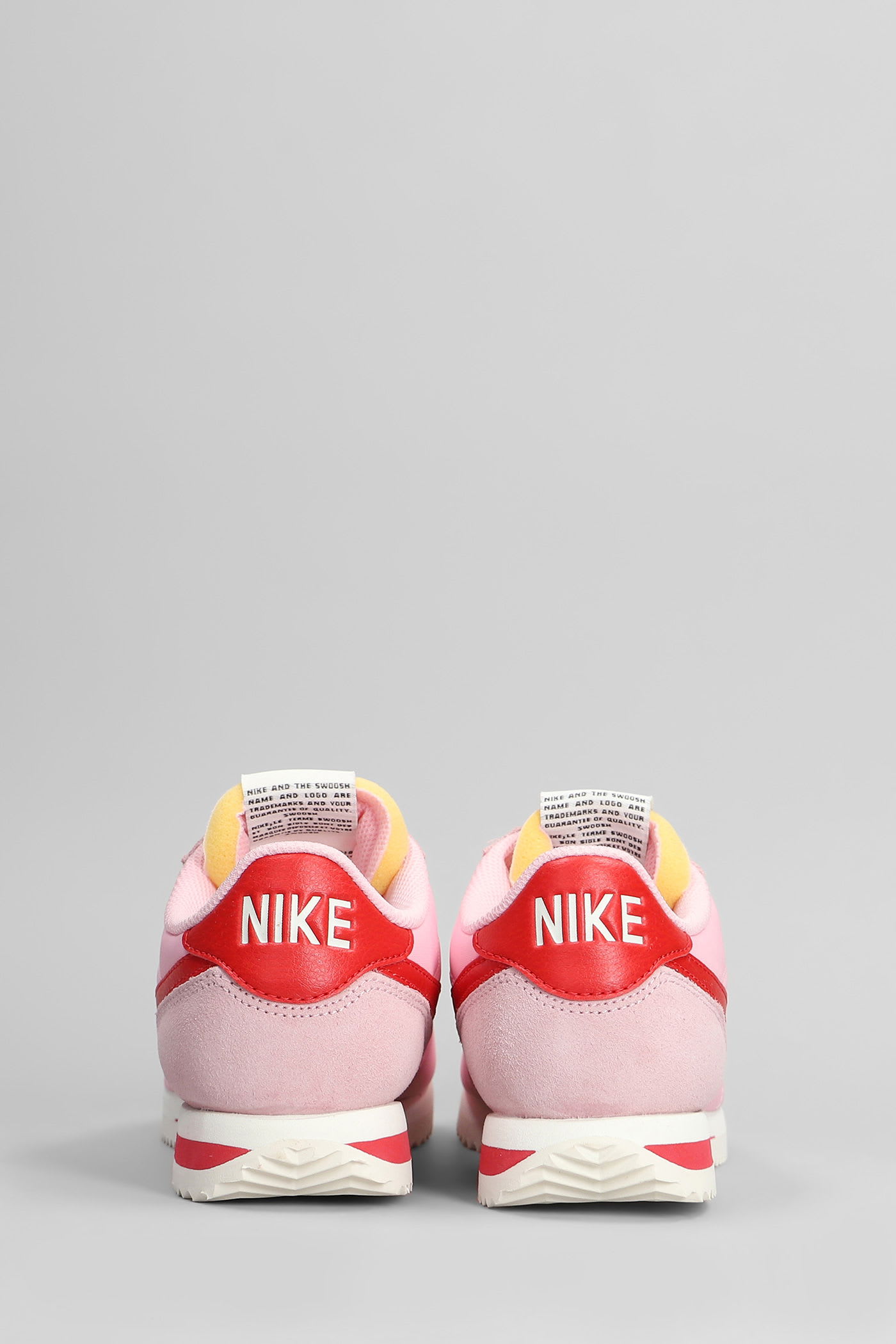 Nike Cortez Txt Sneakers In Rose-pink Suede And Fabric In Pink