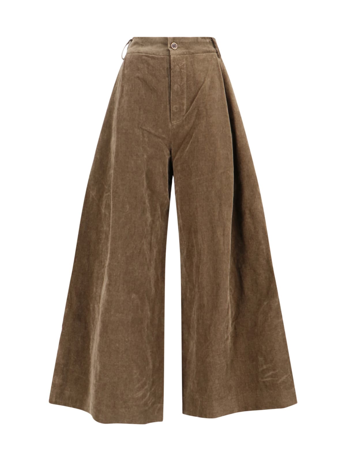 Uma Wang Wide Pants In Brown