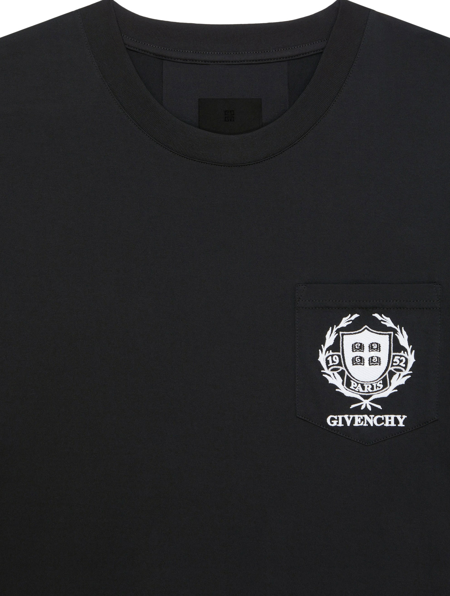 Shop Givenchy Casual Short Sleeve Front Pocket Base In Black