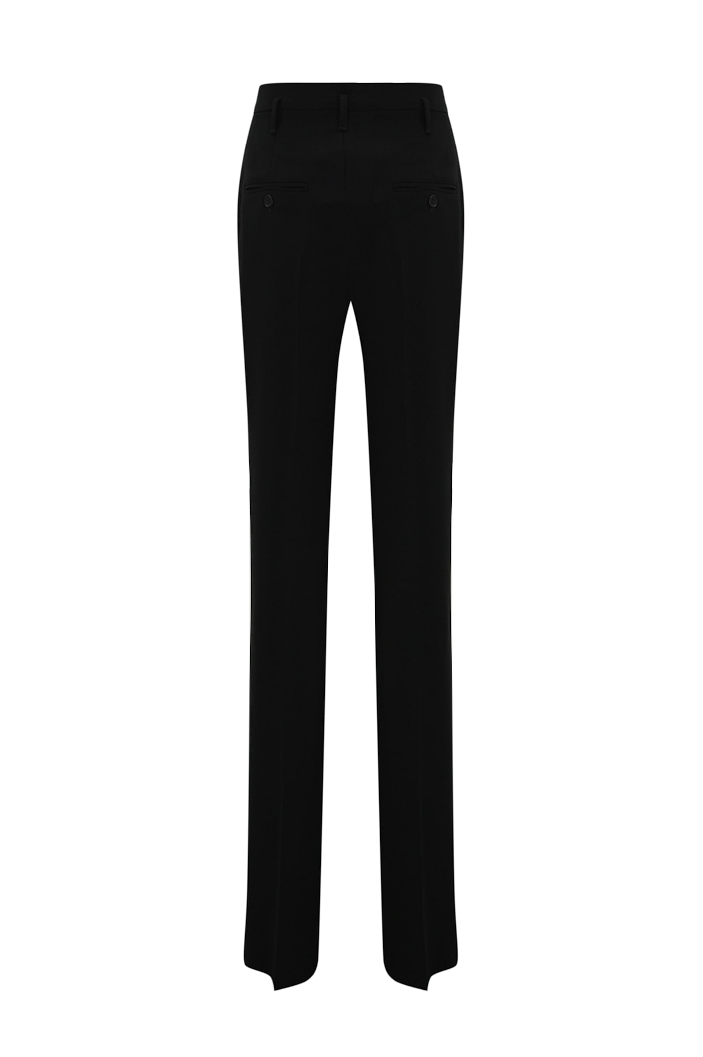 Shop Max Mara Alabama Cady Trousers In Black