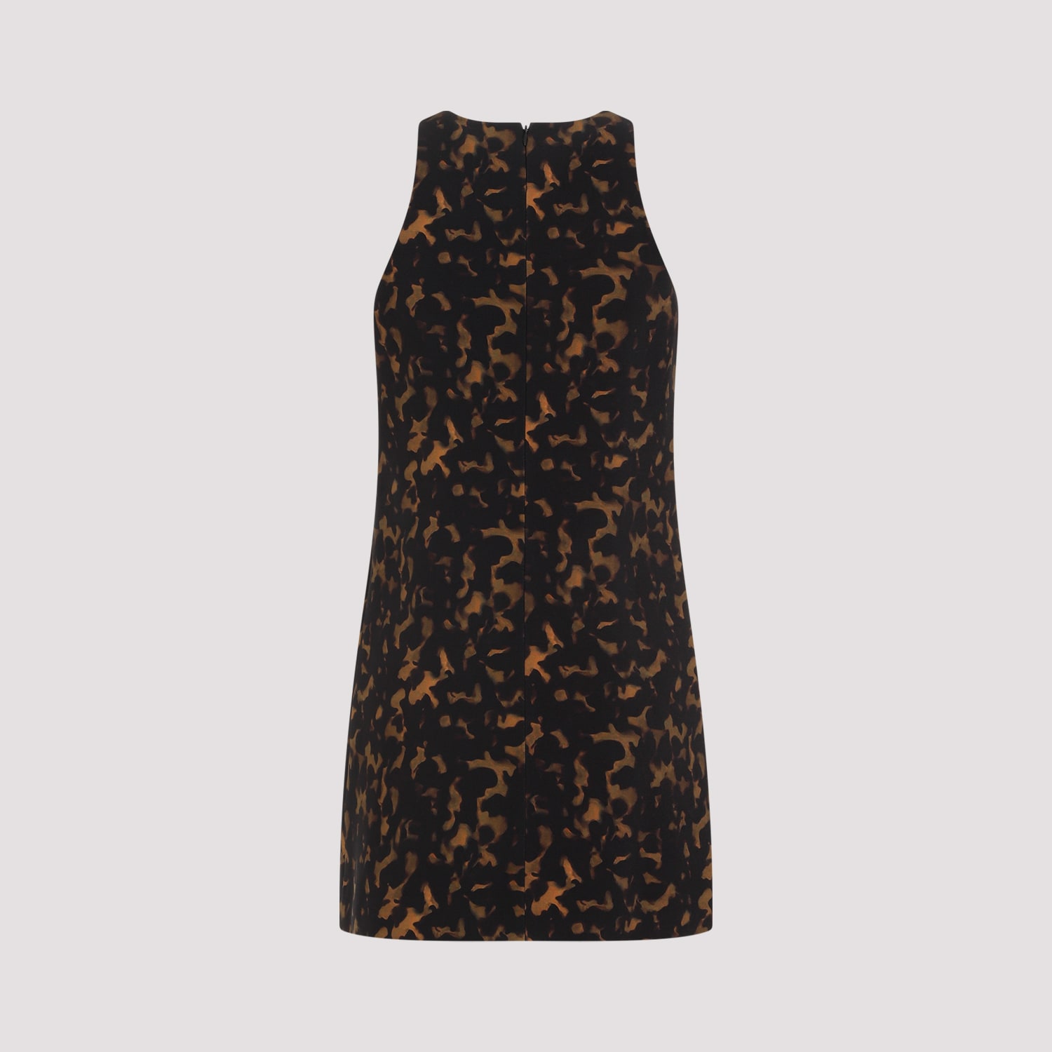 Shop Theory Printed Top In Dkh Dark Brown Multi