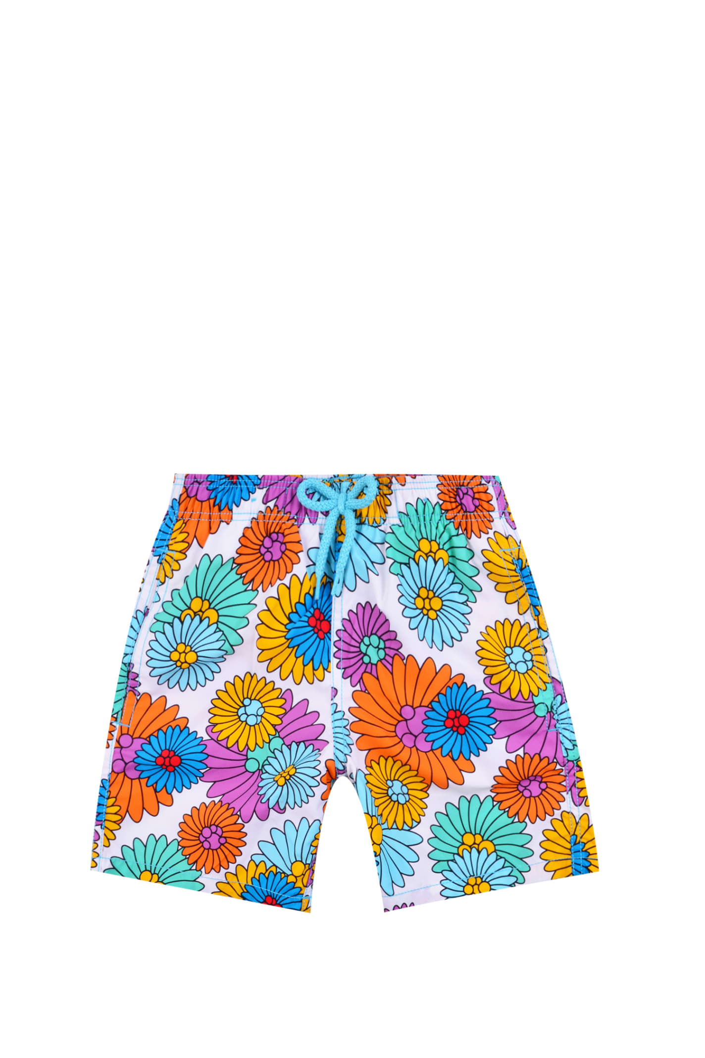 Shop Vilebrequin Marguerites Swim Shorts In Multicolor