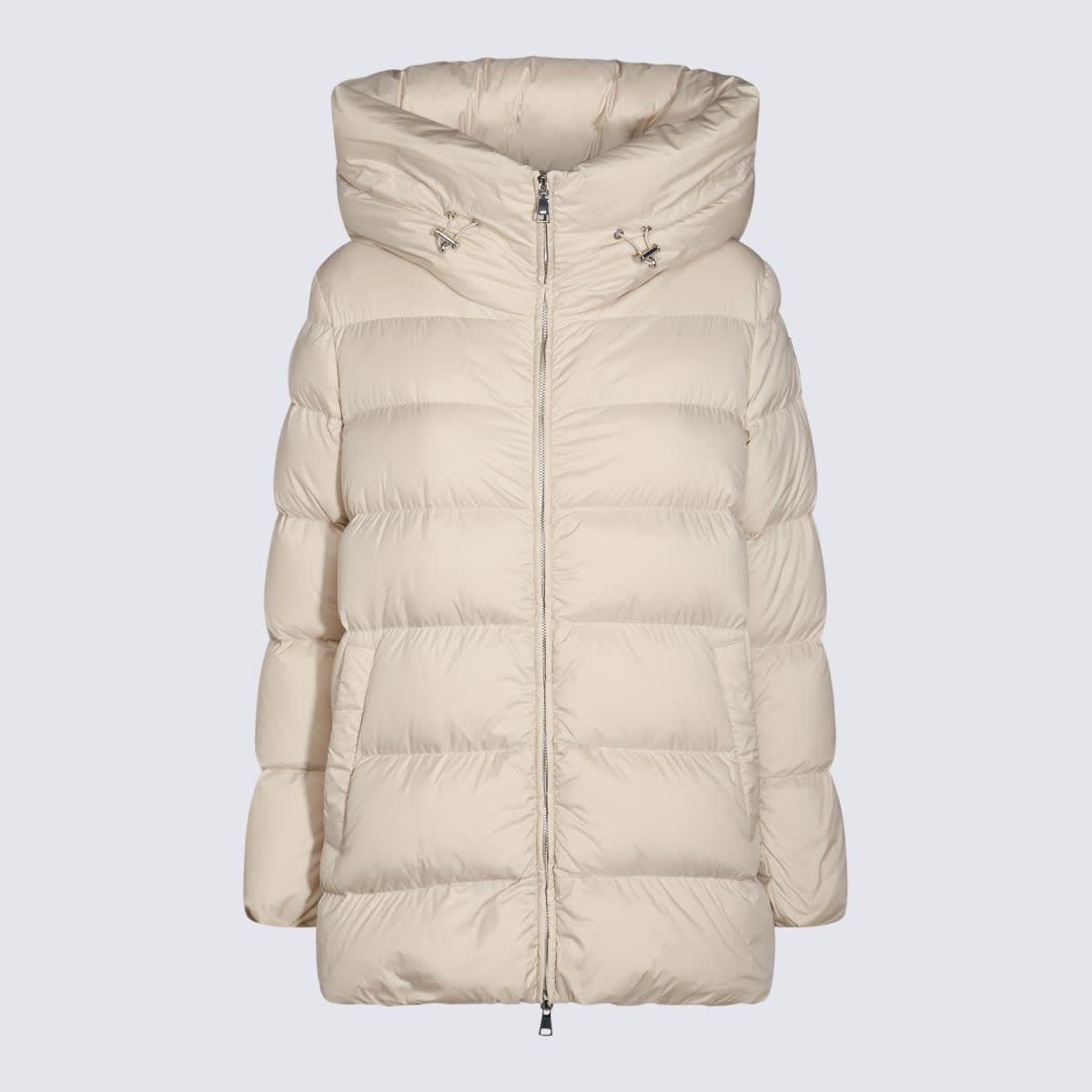 Shop Add White Down Jacket In Oat