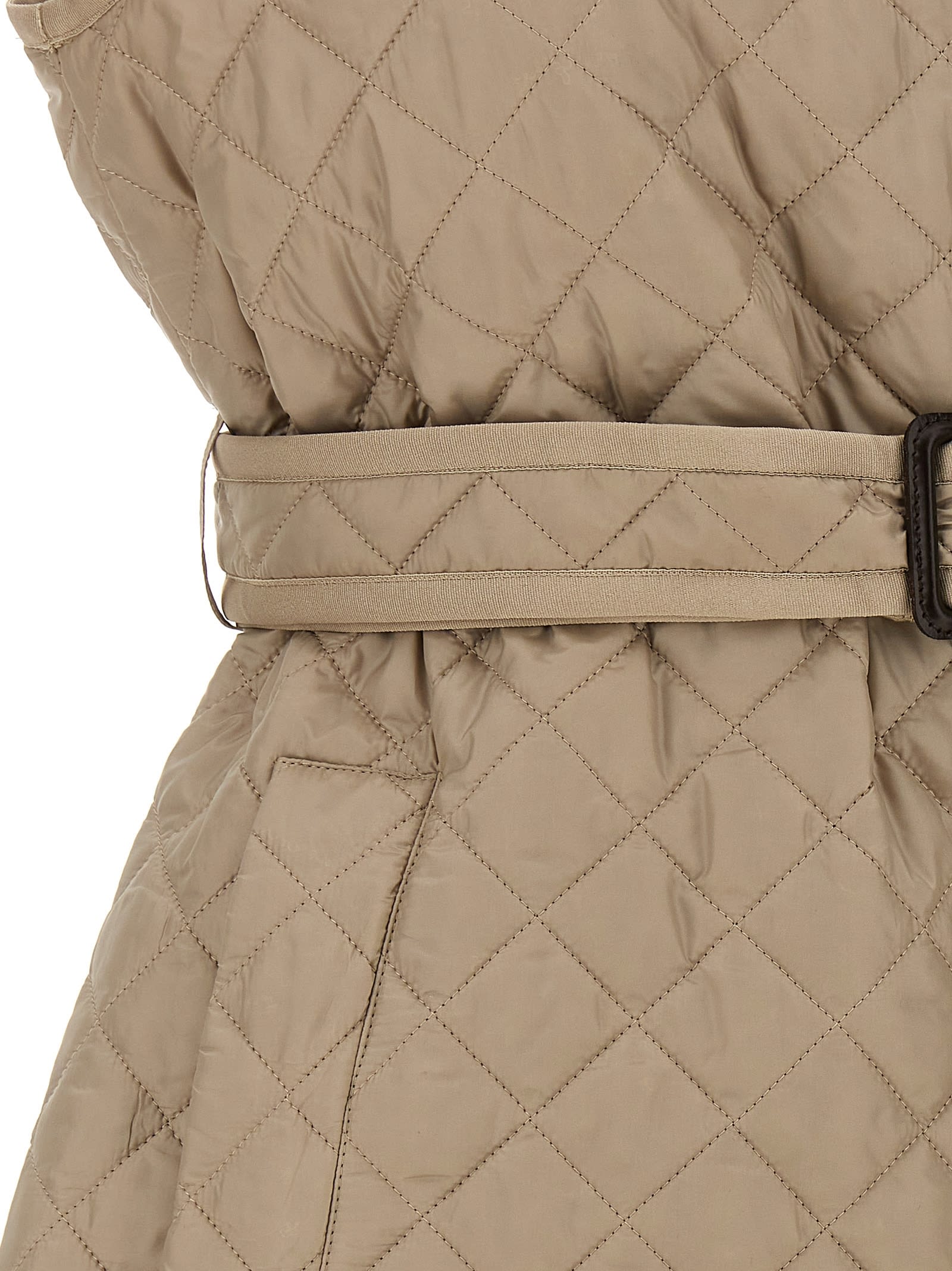 Max Mara The Cube Gilet In Brown