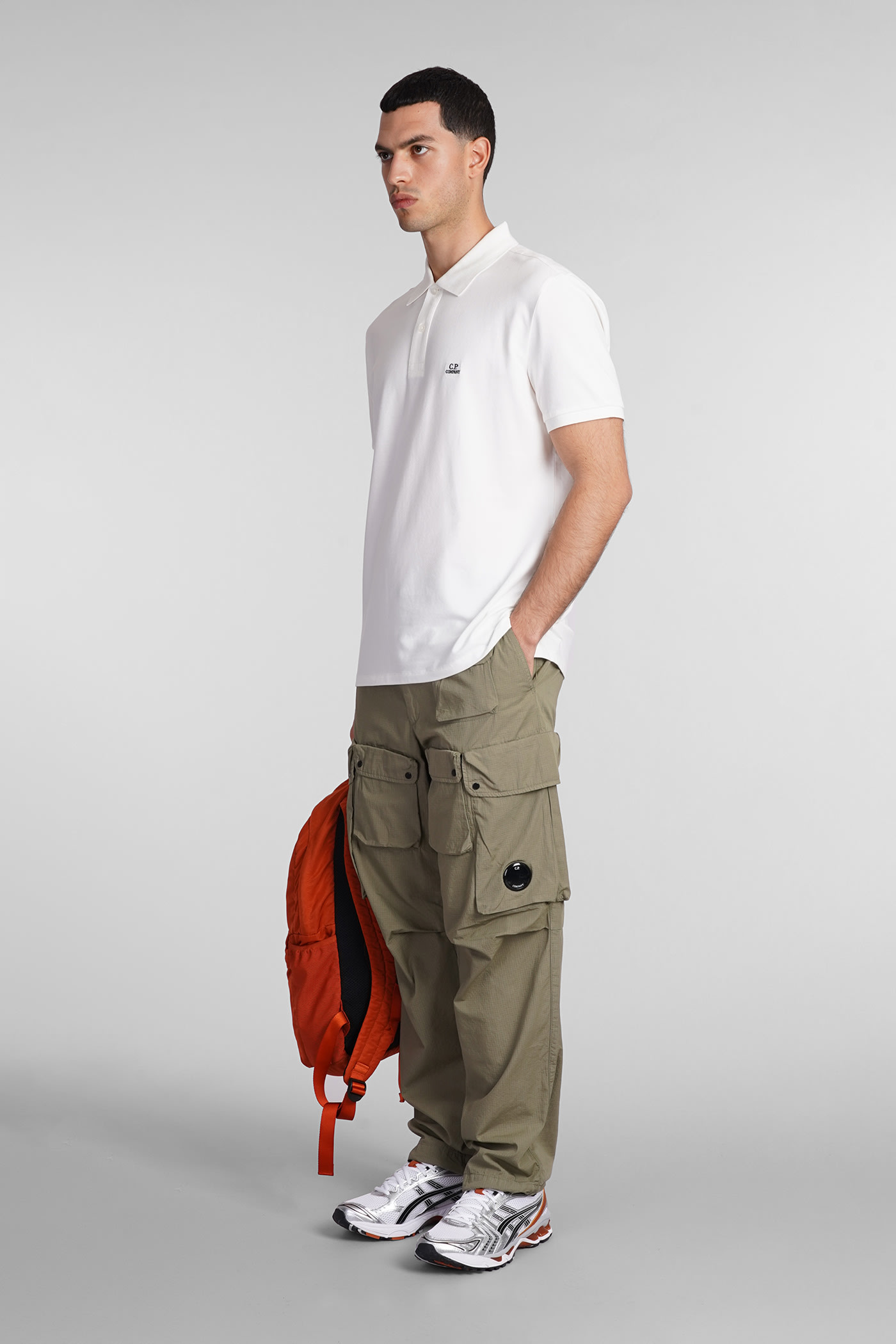 C.p. Company C. P. Company Polo With Logo In White