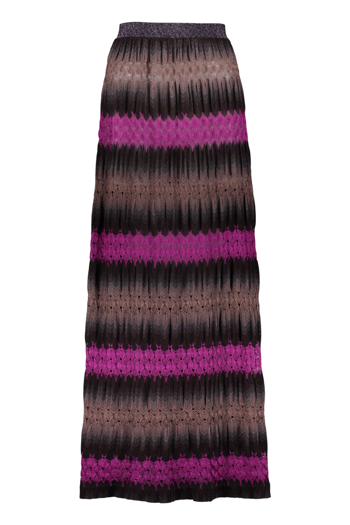 Missoni Openwork-knit Skirt In Multicolor