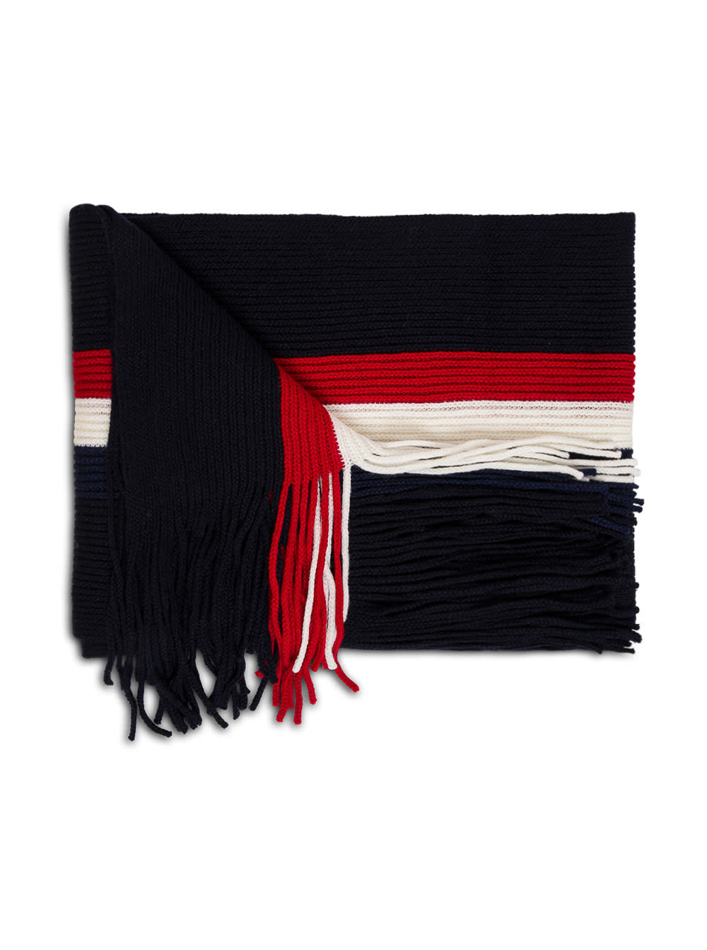 MONCLER MULTICOLOR SCARF WITH LOGO,3C00007A9575742