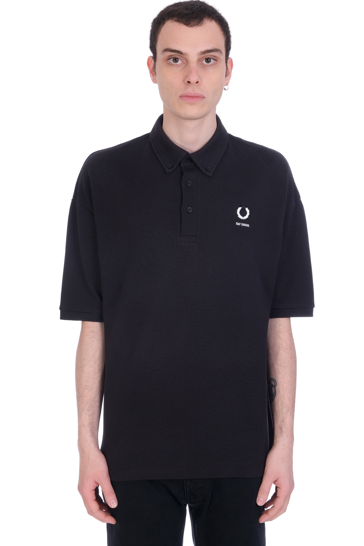 Fred Perry Polo In Black Cotton
