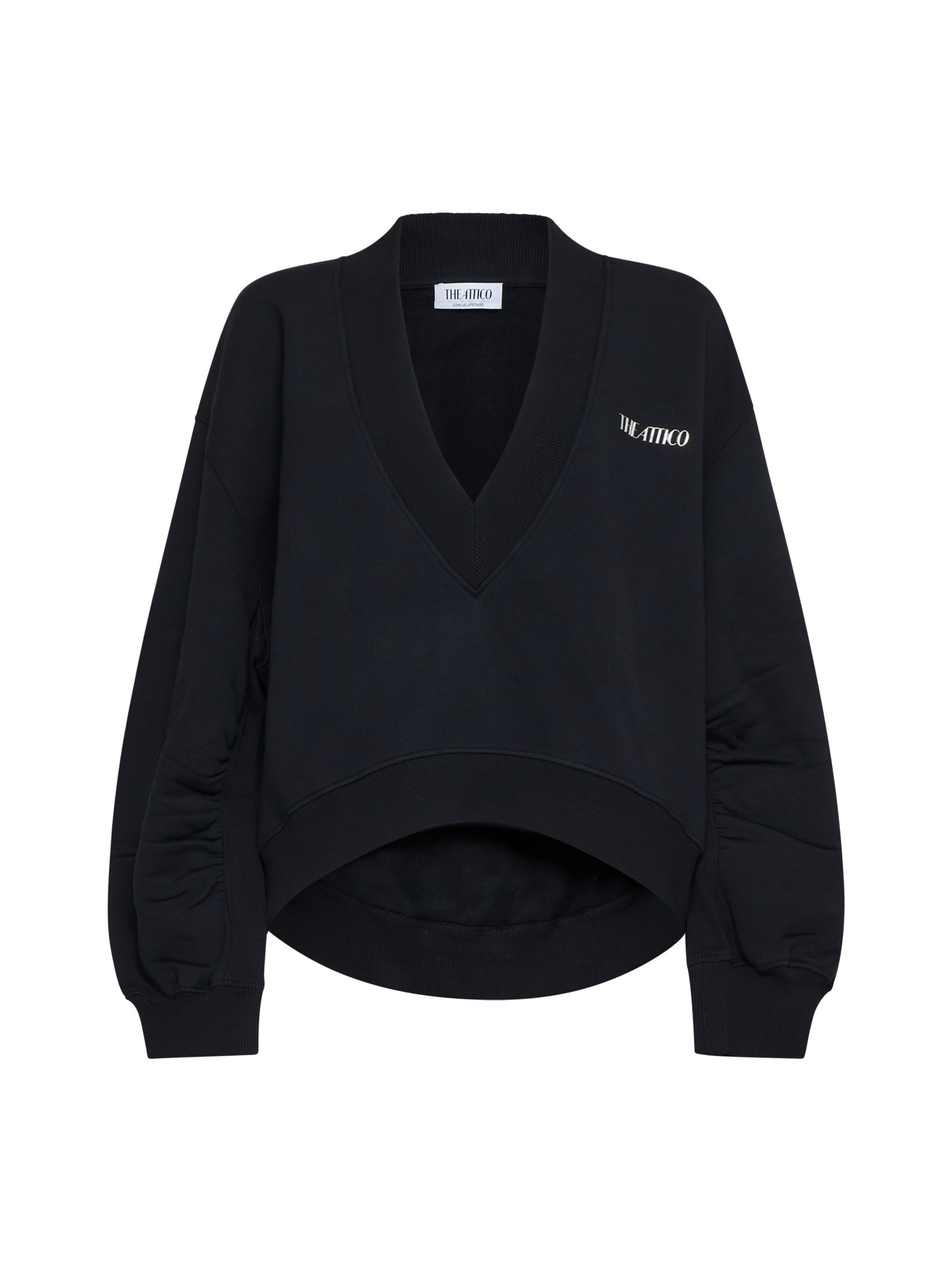 Shop Attico Sweater In Black