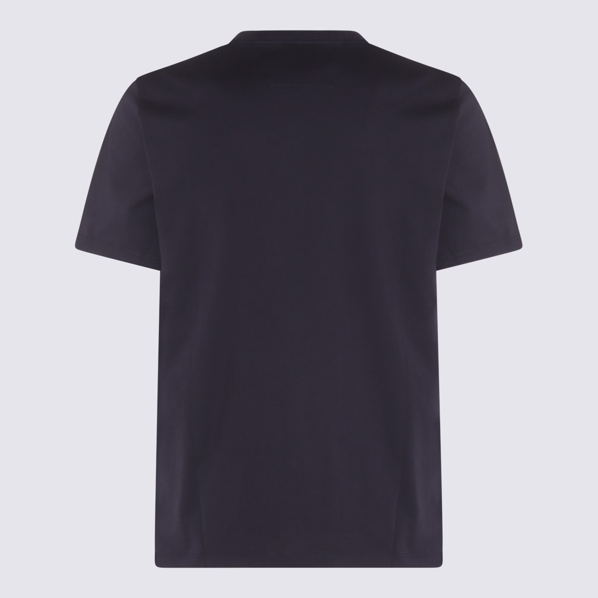 Shop C.p. Company Navy Blue Cotton T-shirt In Total Ecli