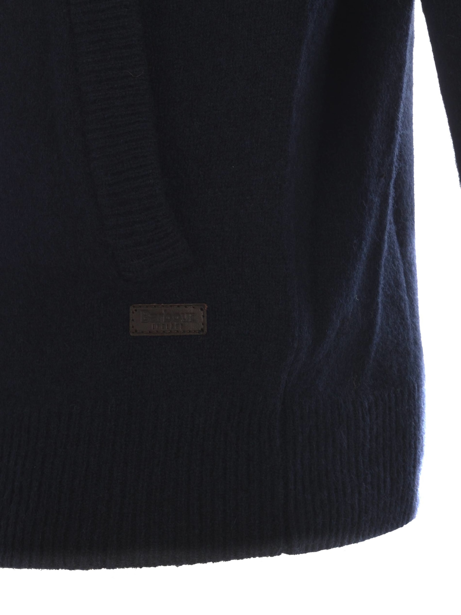 Shop Barbour Sweater Borbour In Wool In Blue