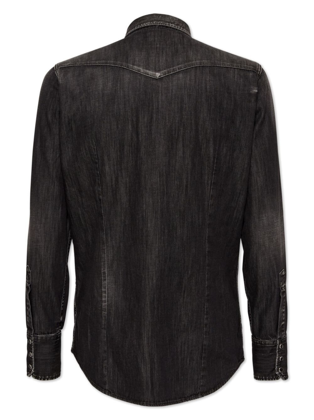 Shop Dsquared2 Classic Western Shirt In Black