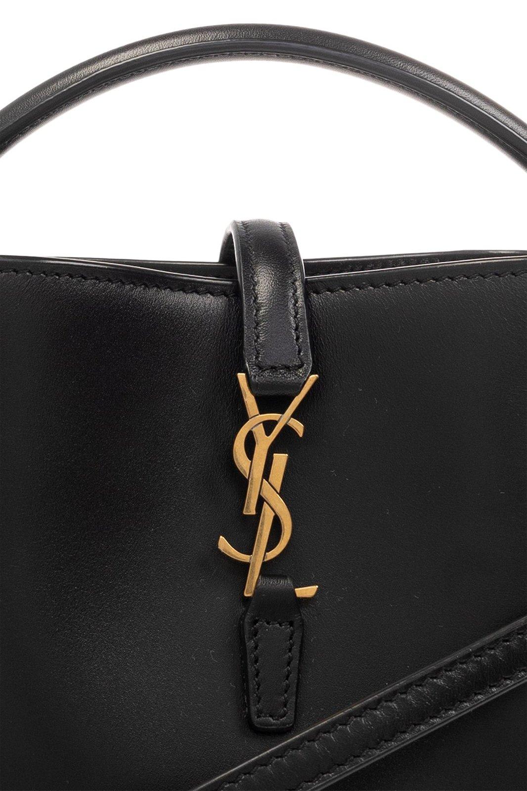 Saint Laurent Le 37 Mini Tote Bag In Black