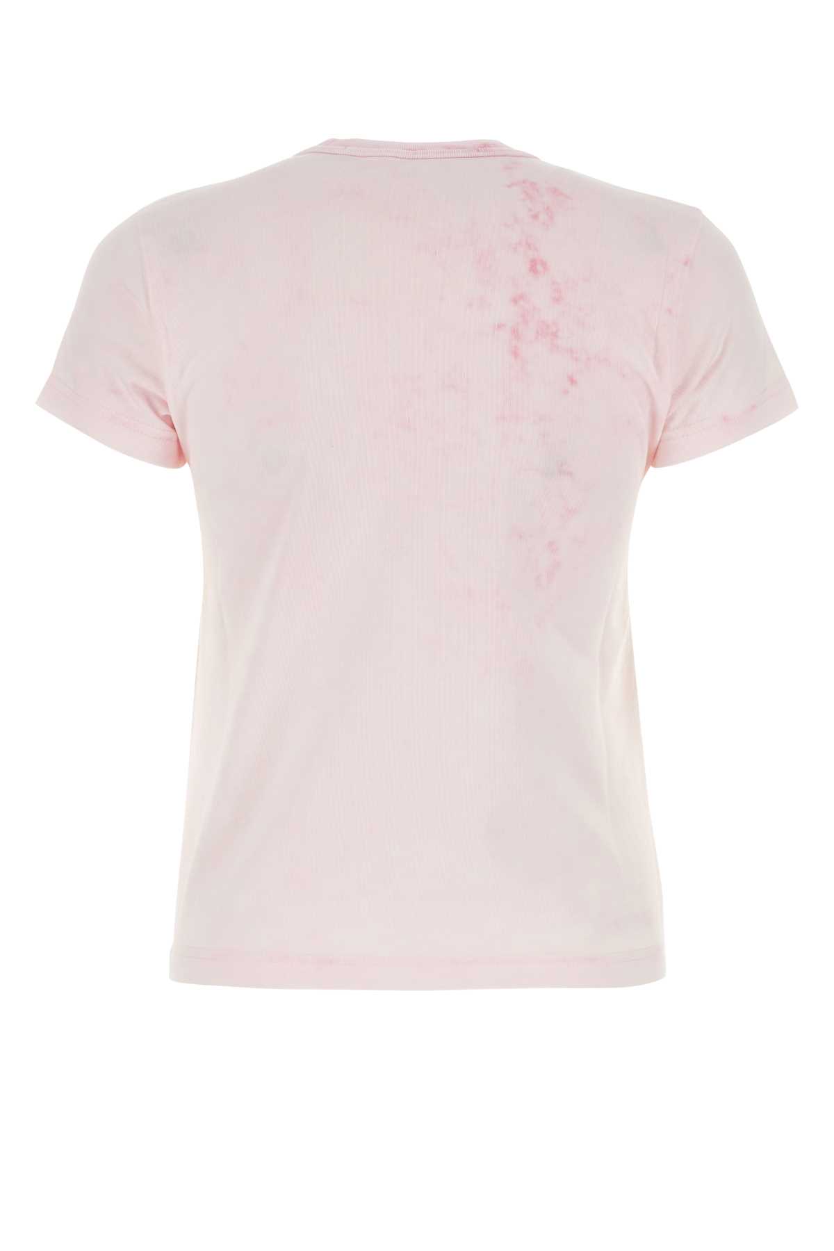 Alexander Wang Light Pink T-shirt In Ltpinkbleachout