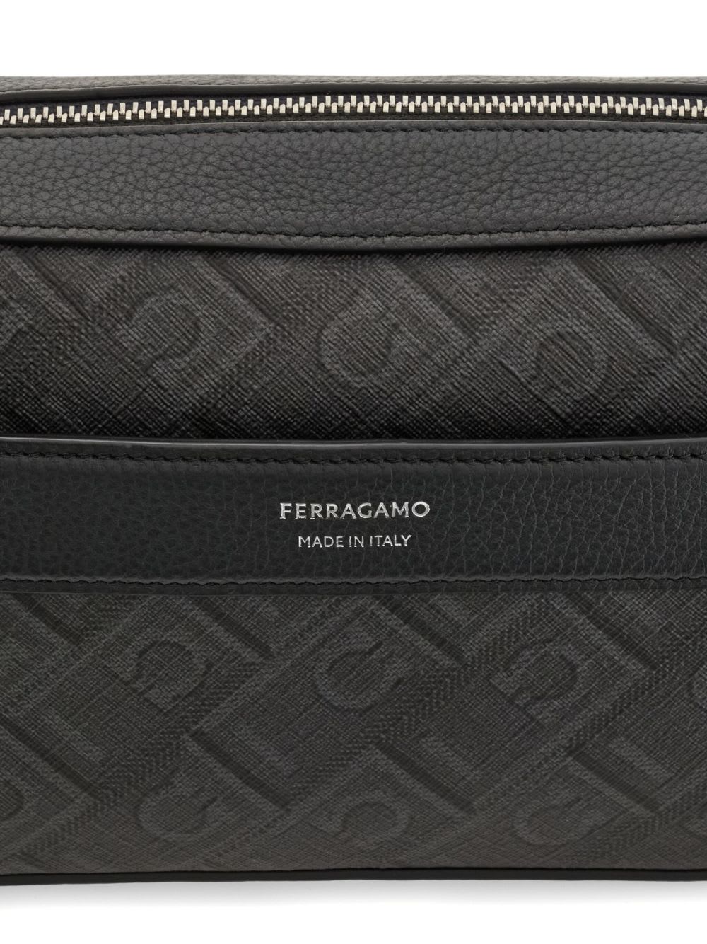 Ferragamo Monogram Shoulder Bag Rectangular Shape In Multi