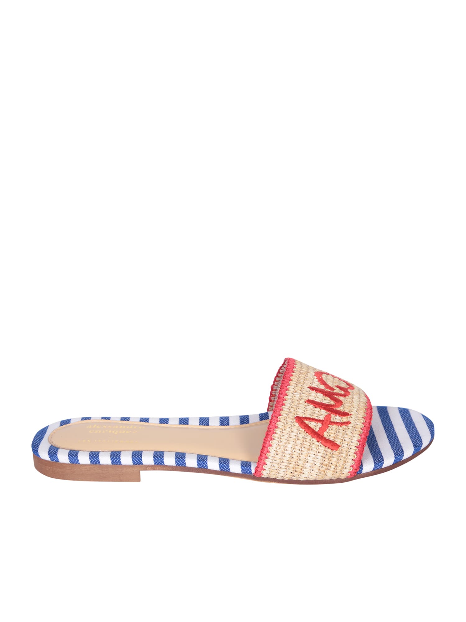 Amore Beige Red Sandals