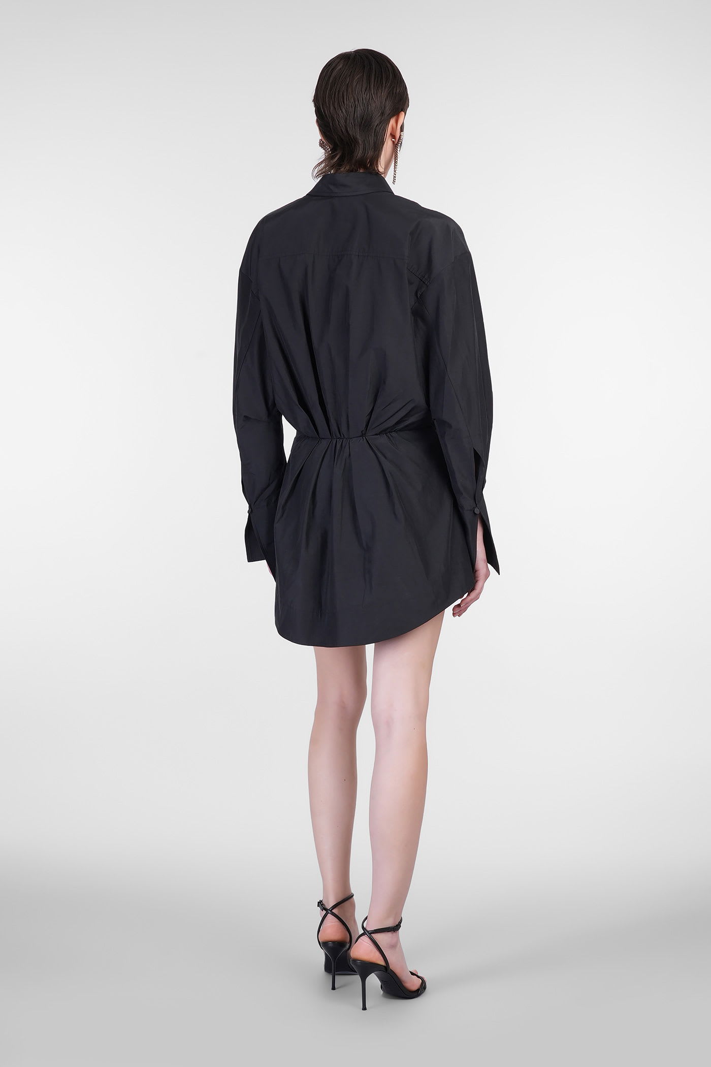 The Andamane Whitelotus Mini In Black Cotton In Black