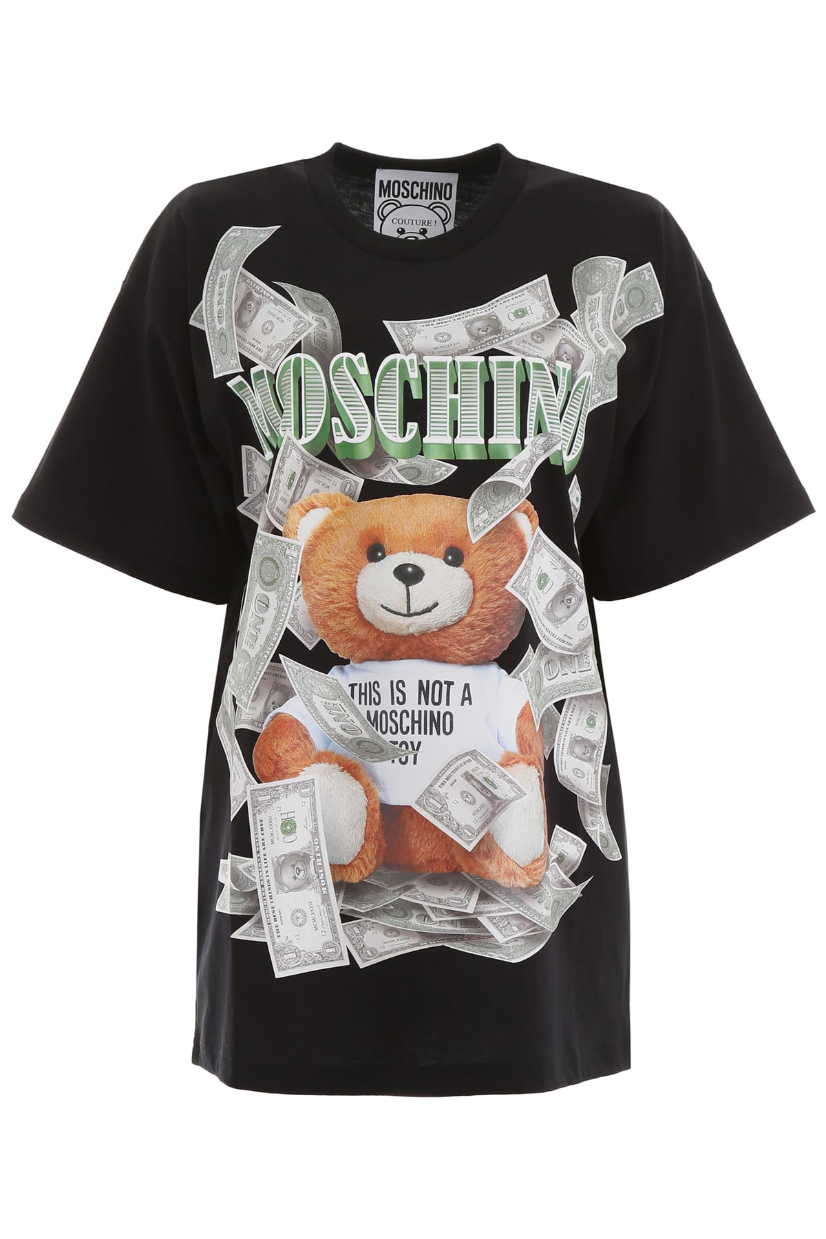 Moschino Moschino Teddy Dollar T-shirt - BLACK (Black) - 11019369 | italist