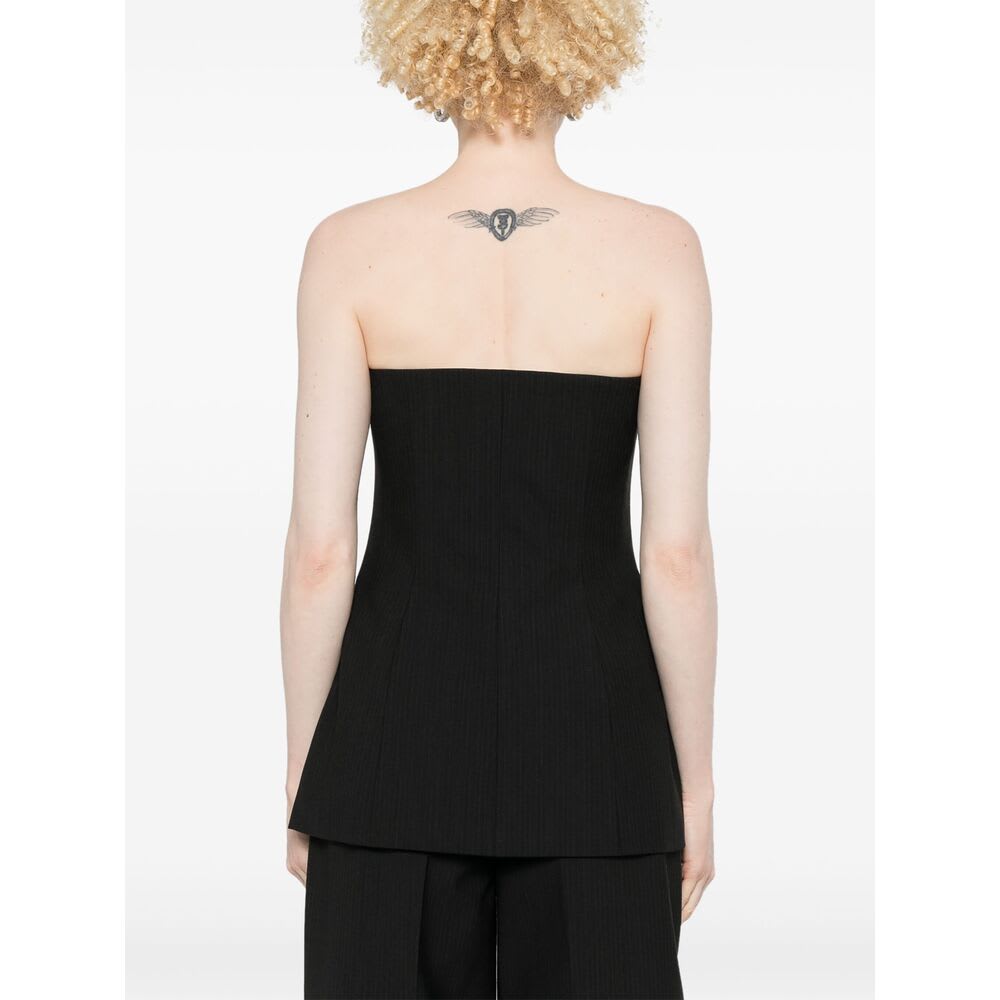 Herskind Jacqui Corsage Top In Grey