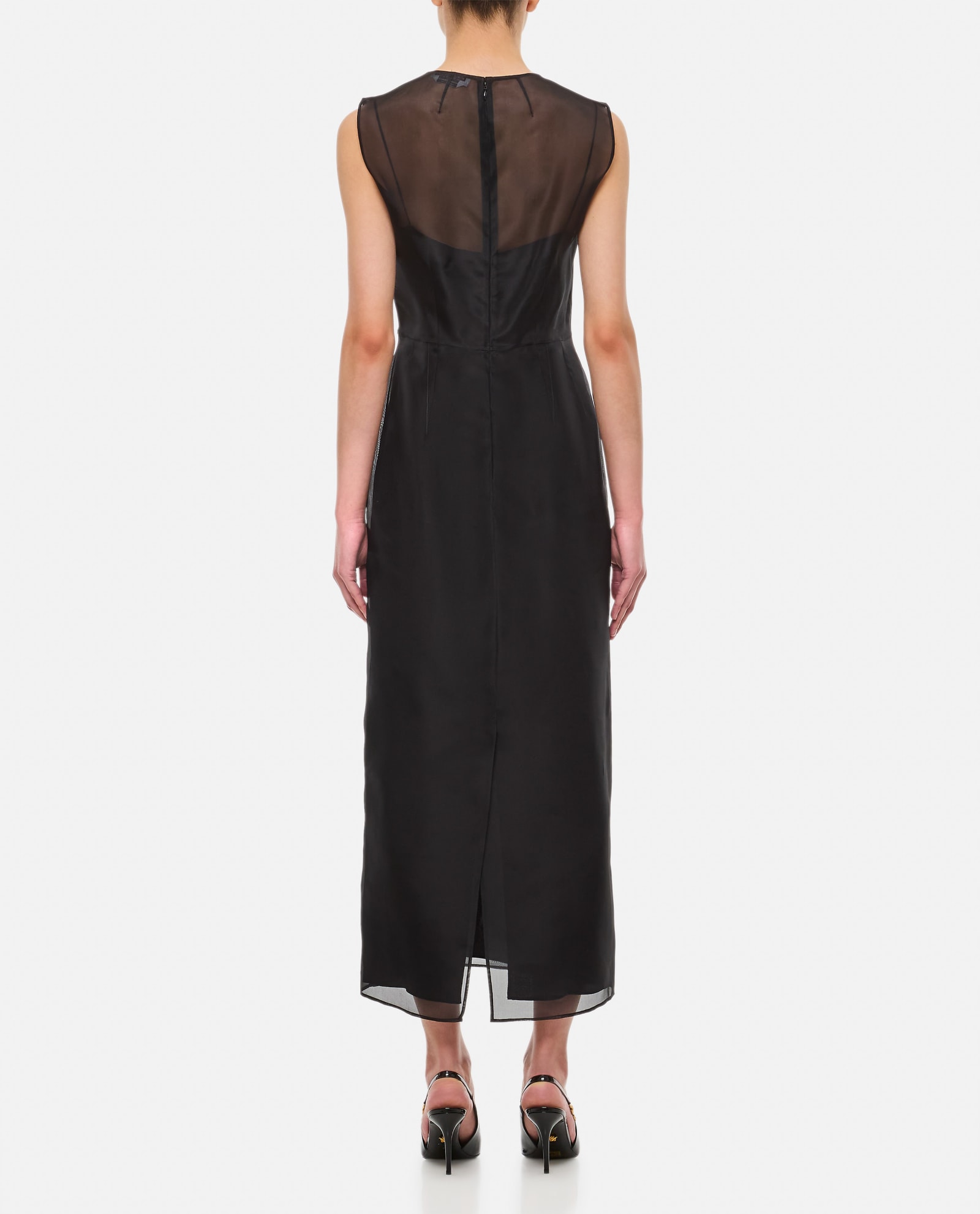 Shop Gabriela Hearst Maslow Dress In Black