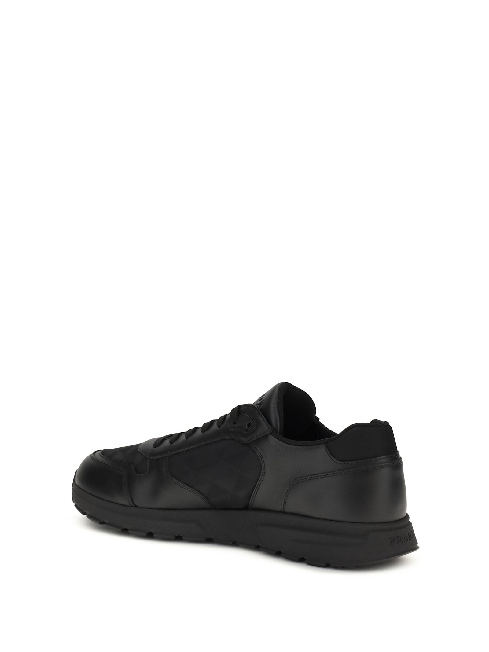 Prada Sneakers Prax 2.0 In Black Fabric And Mesh In Black
