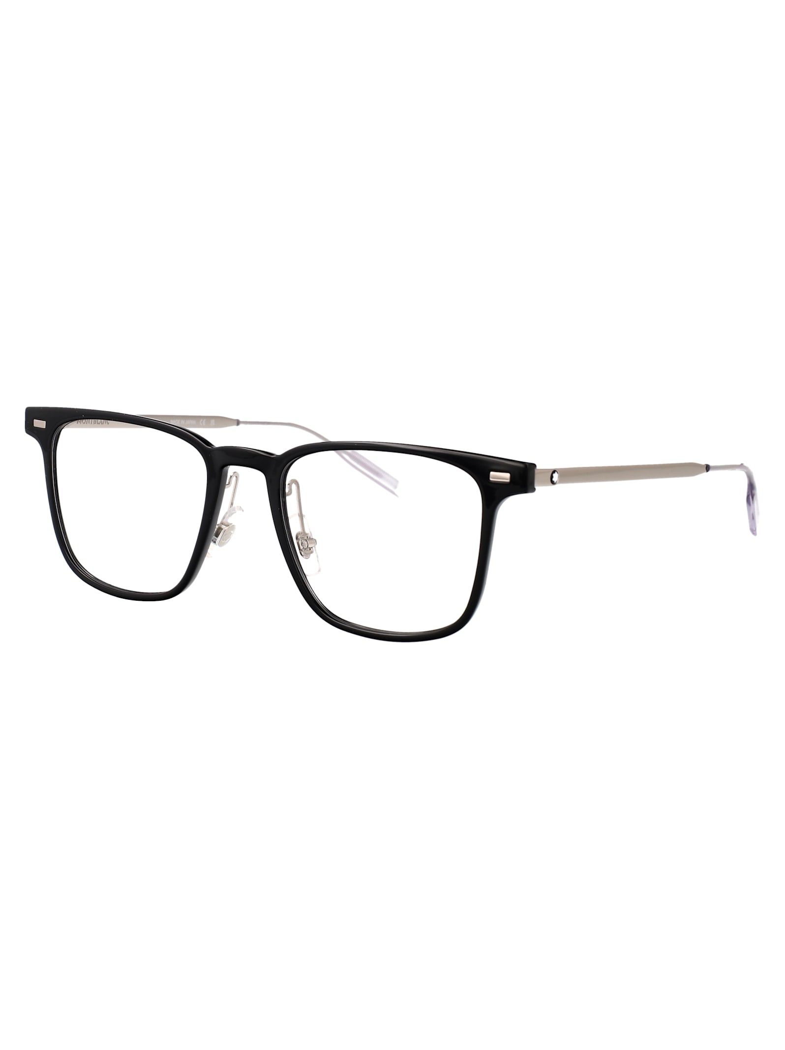 Montblanc Black-silver-transparent Injection Glasses In Multi