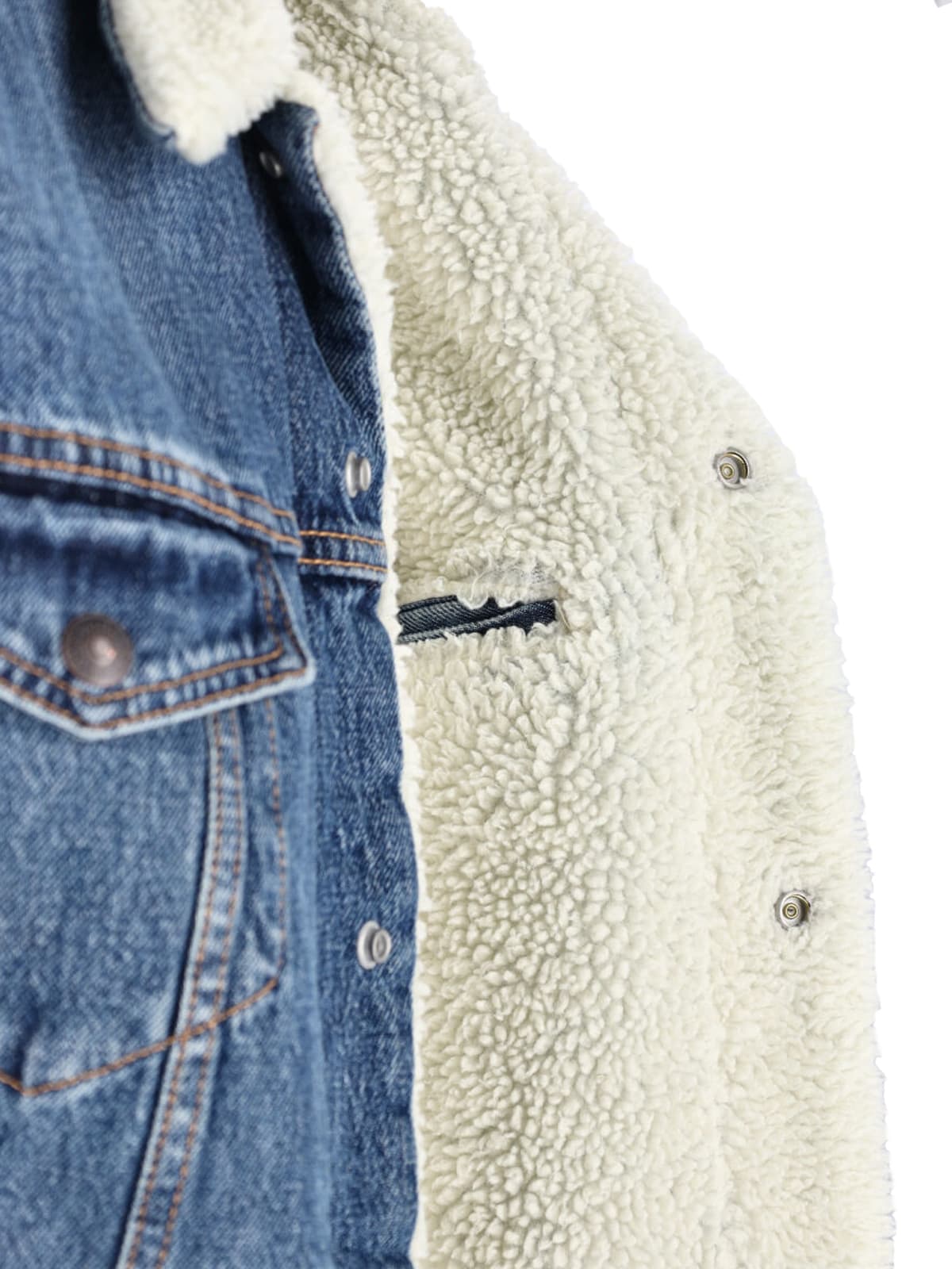 Levi's Sherpa Jacket In Blue